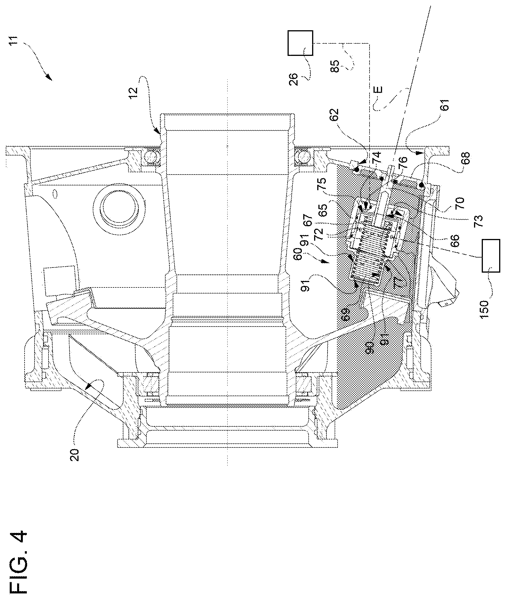 Patent US12134468 Figure 4 – Hover-capable aircraft and lubrication method for a module of a transmission unit of said aircraft