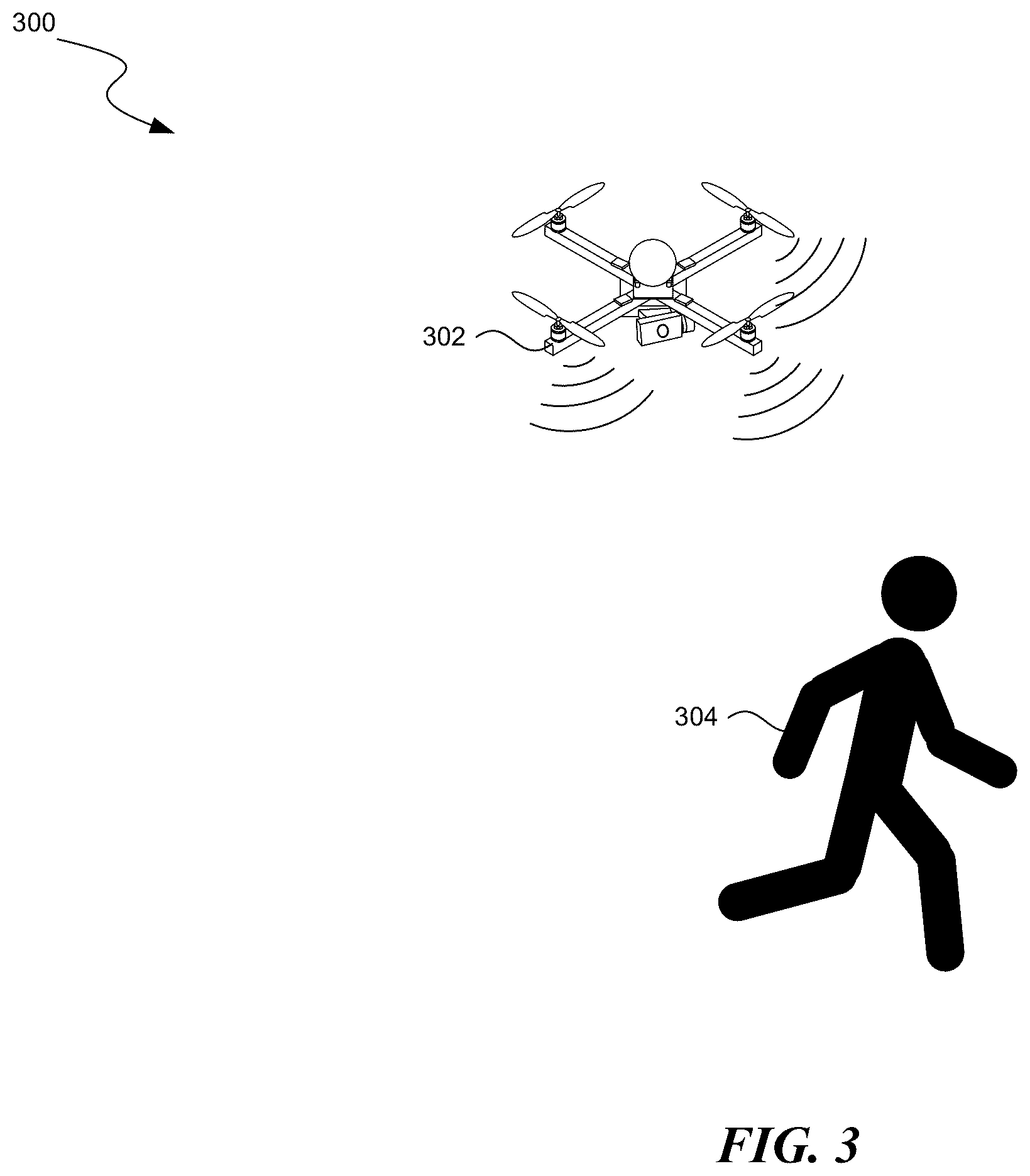 Patent US12134471 Figure 3 – Methods and systems for drone based assistance