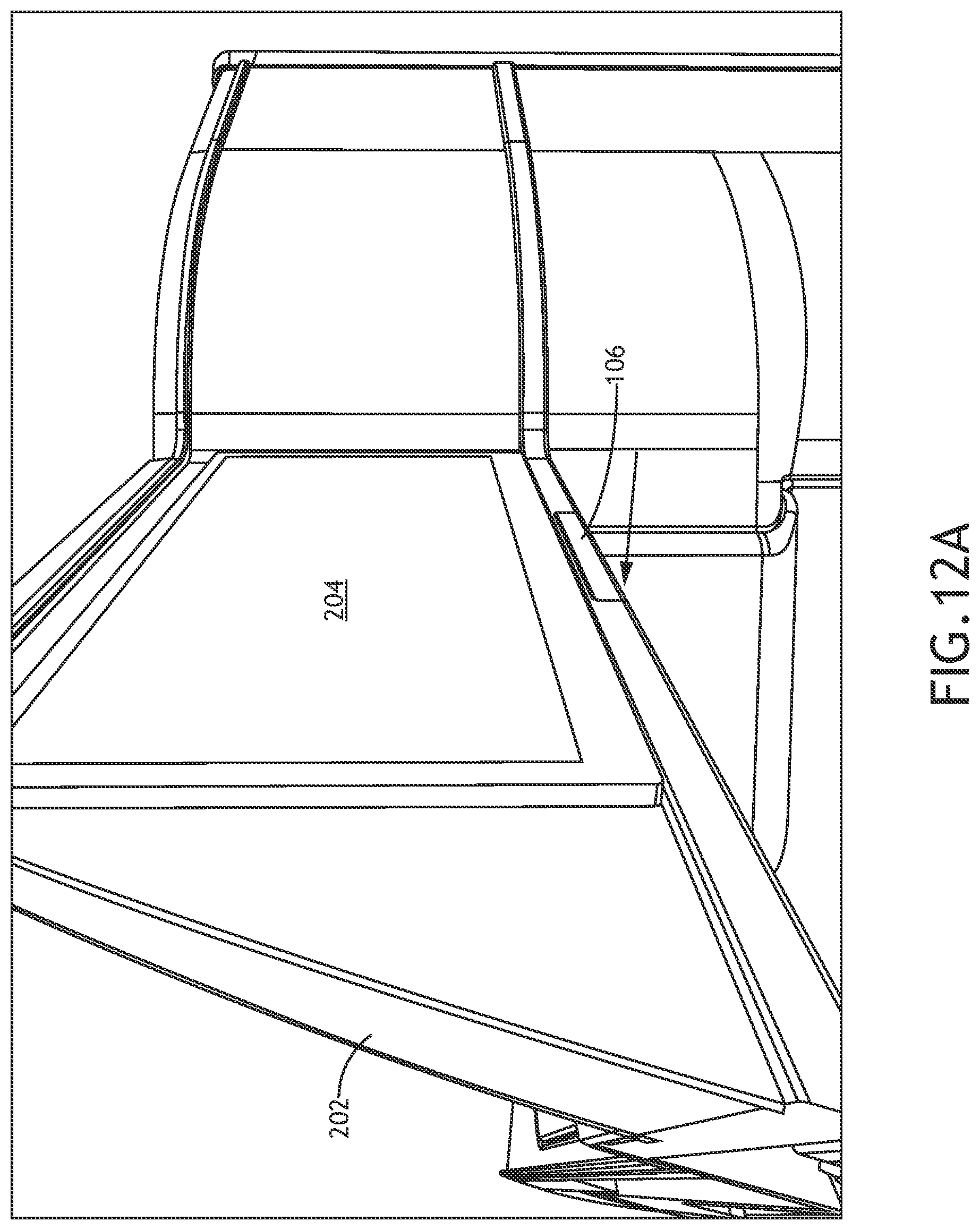Patent US12134472 Figure 12 – System including stowable tablet holder apparatus