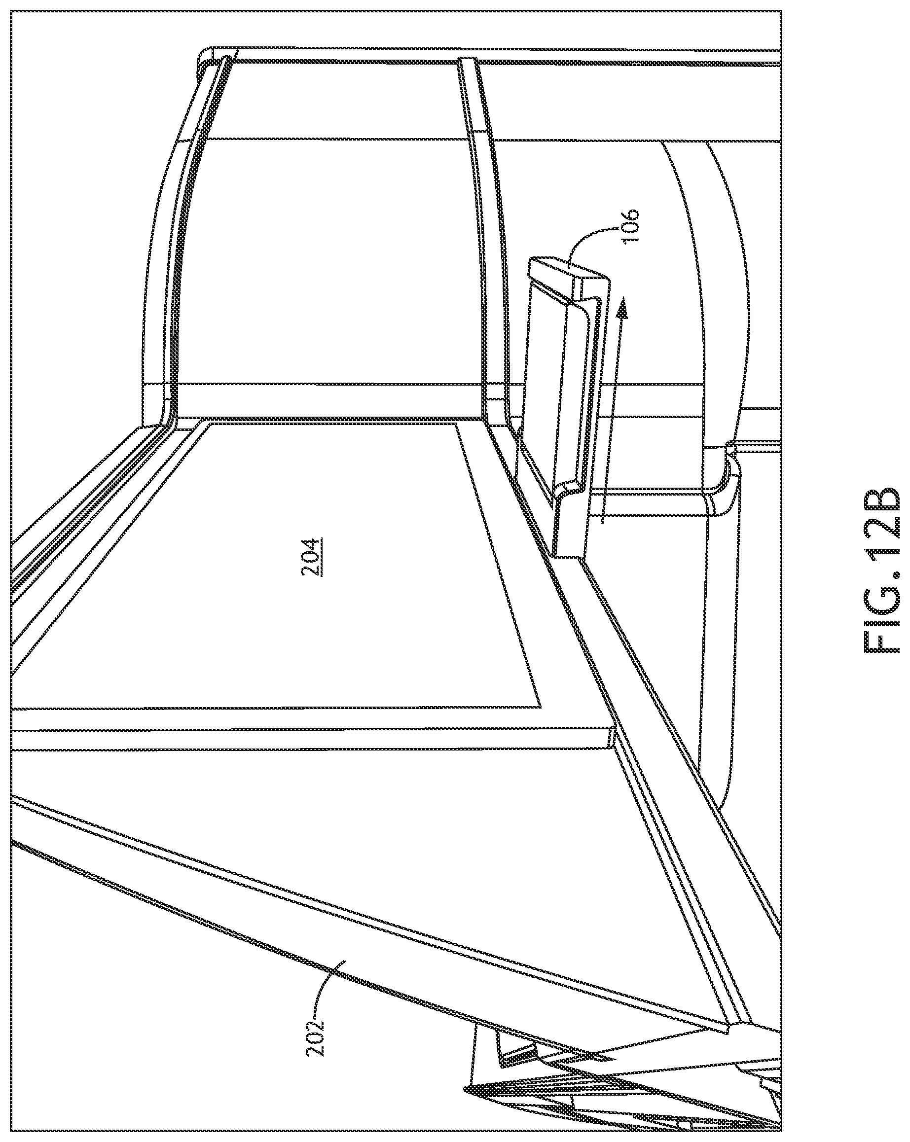 Patent US12134472 Figure 13 – System including stowable tablet holder apparatus