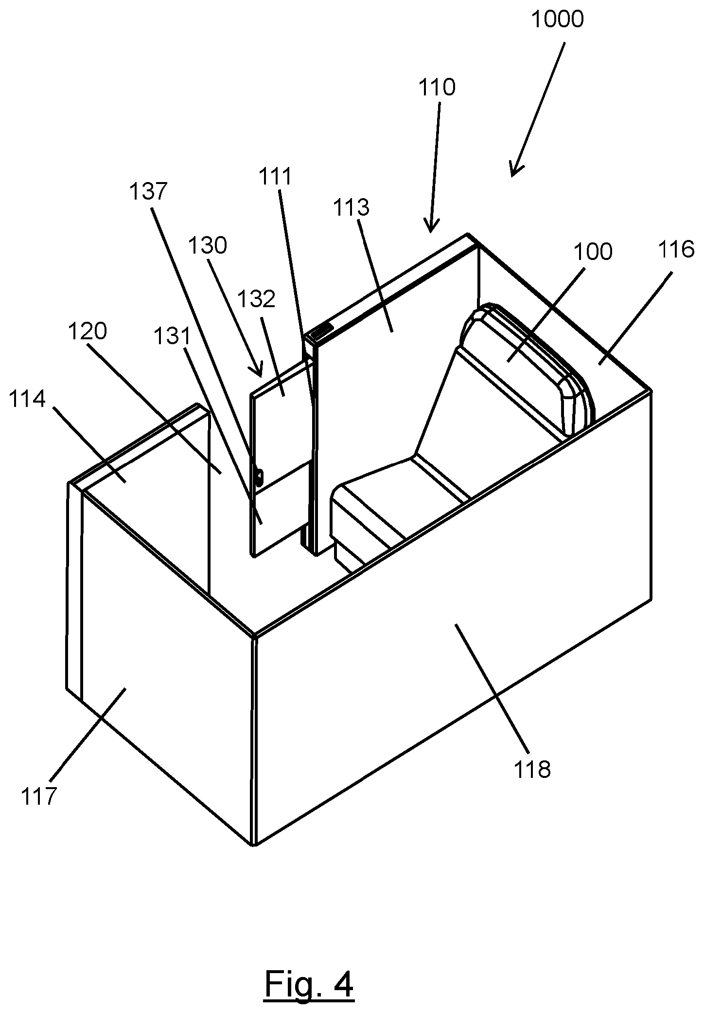 Patent US12134474 Figure 4 – Aircraft passenger accommodation unit