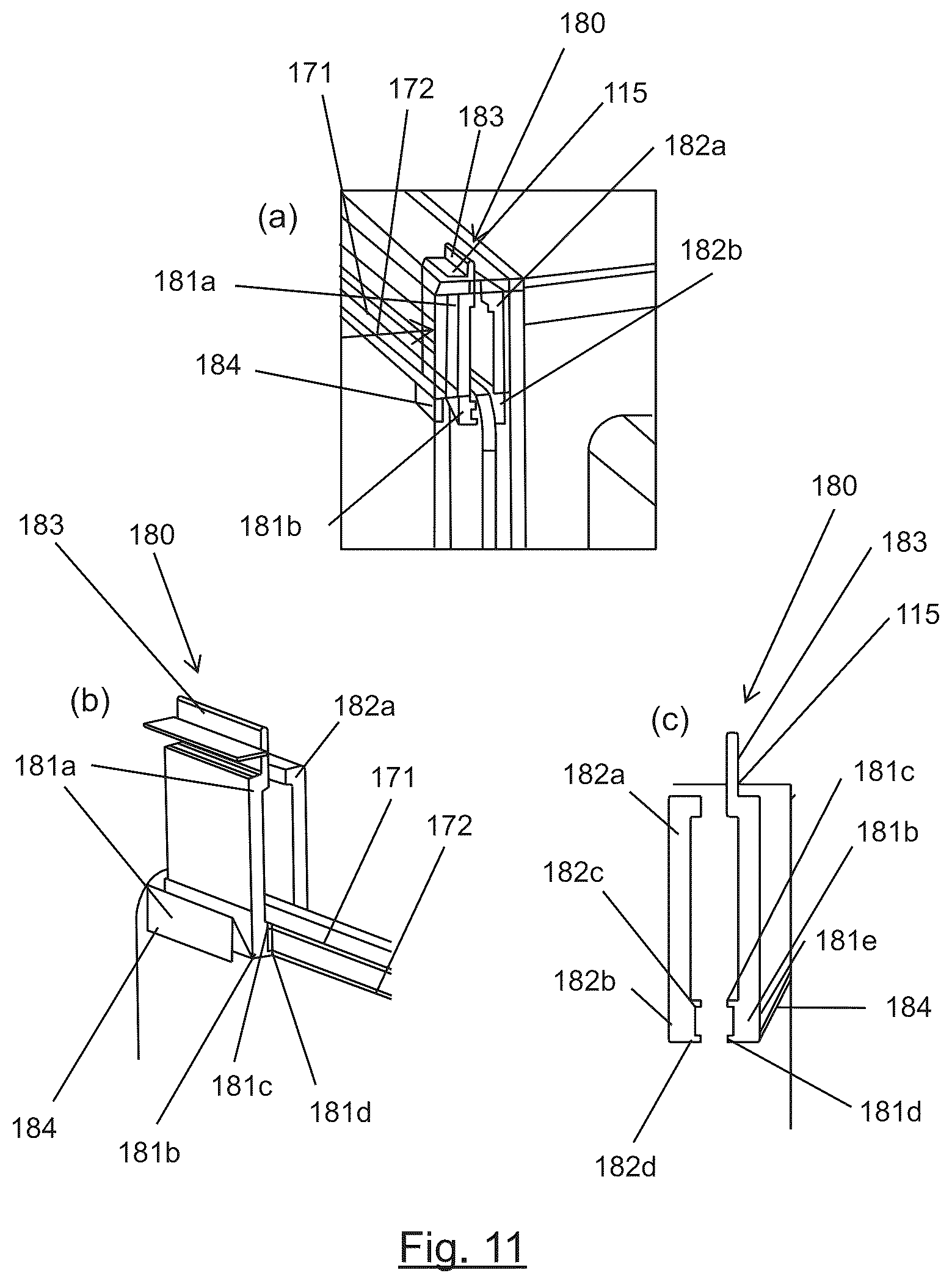 Patent US12134474 Figure 11 – Aircraft passenger accommodation unit