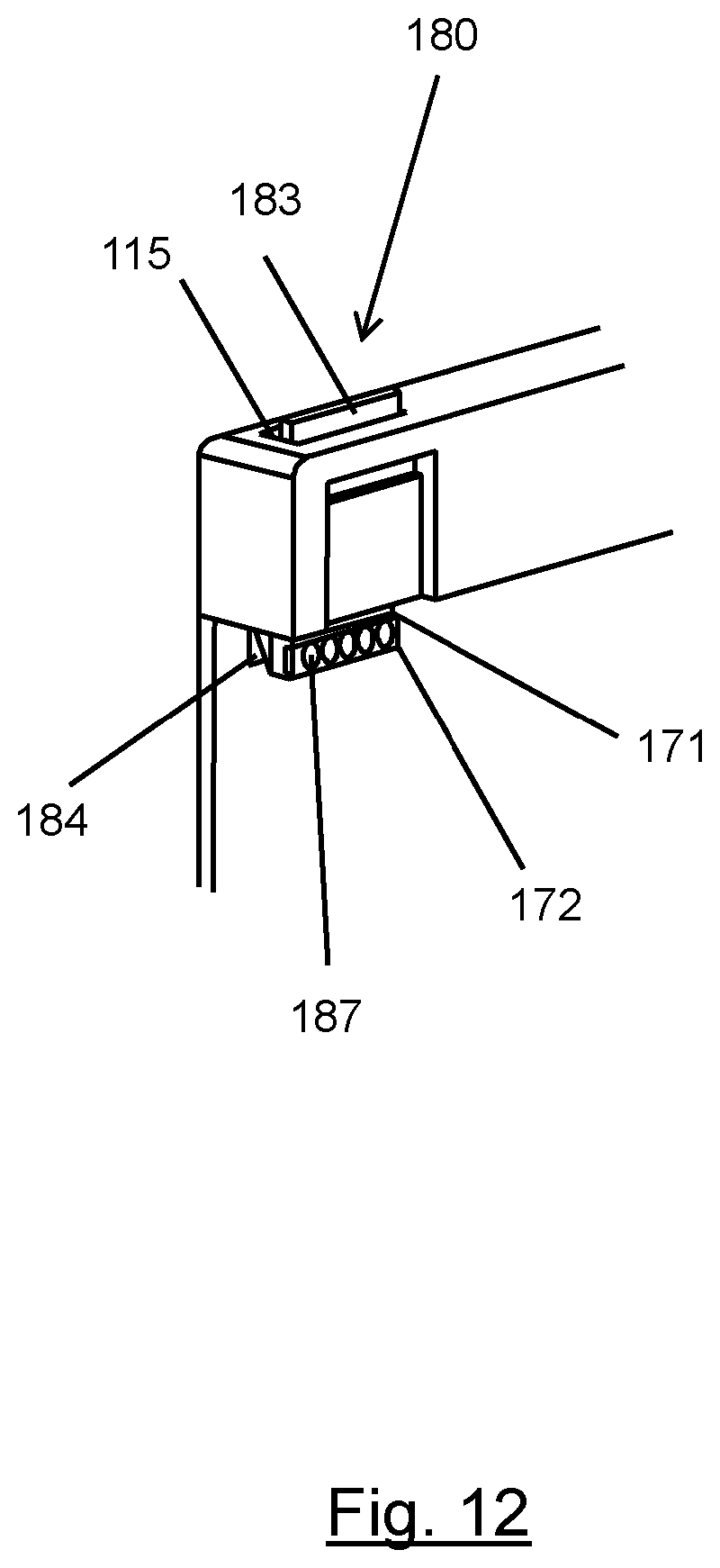 Patent US12134474 Figure 12 – Aircraft passenger accommodation unit