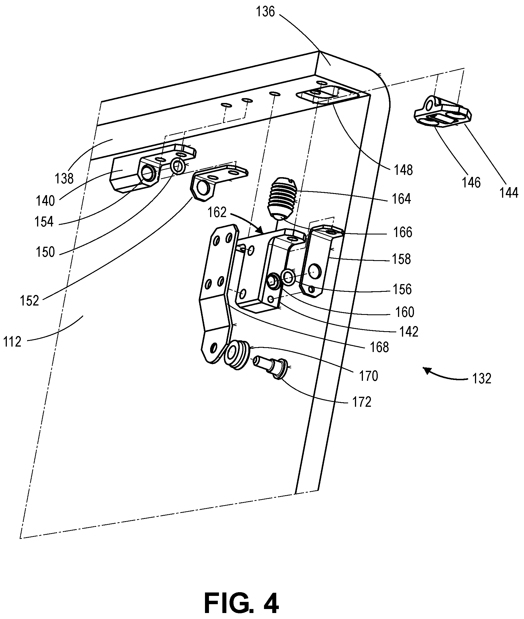 Patent US12134475 Figure 4 – Emergency passage door