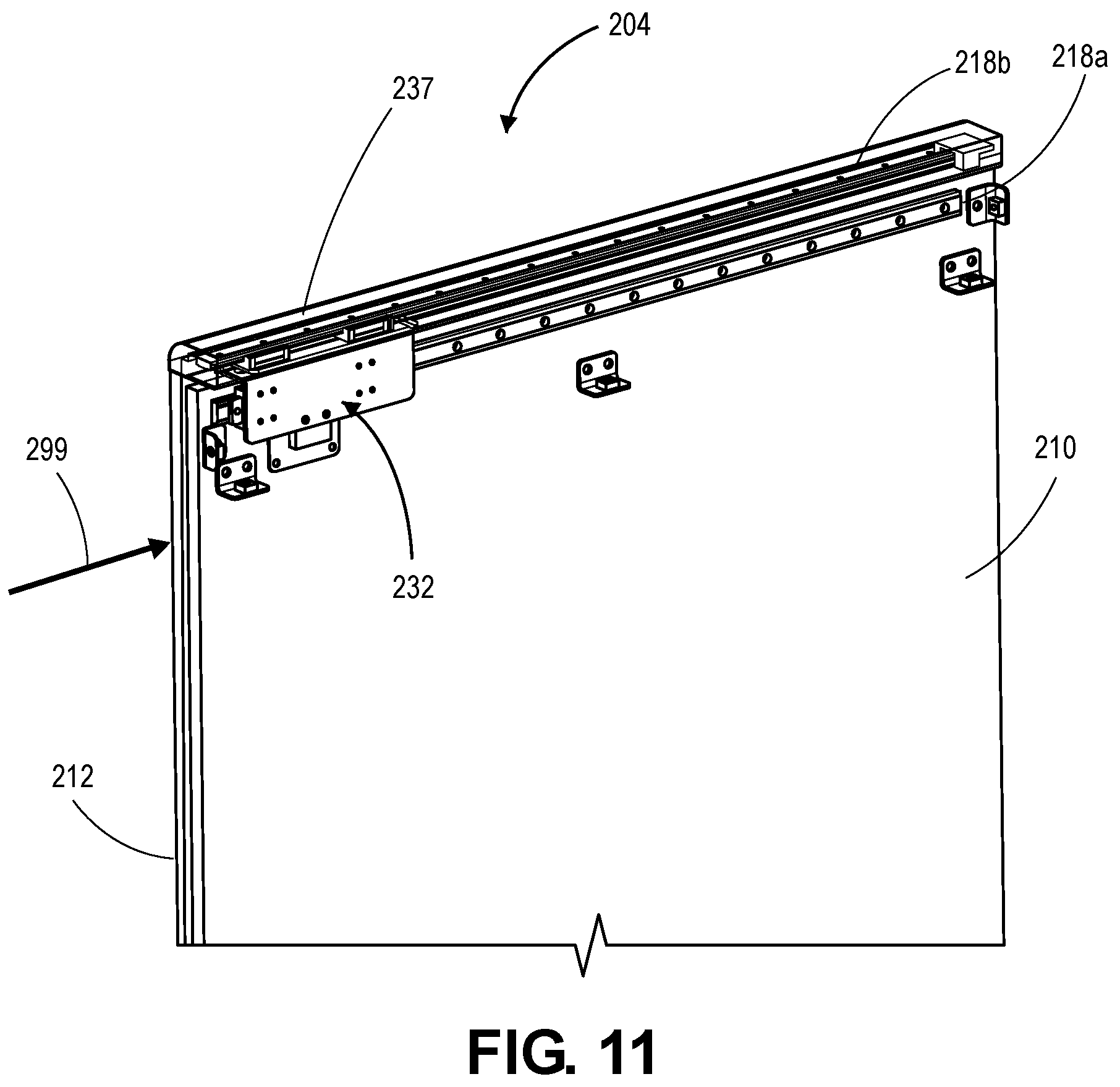 Patent US12134475 Figure 10 – Emergency passage door