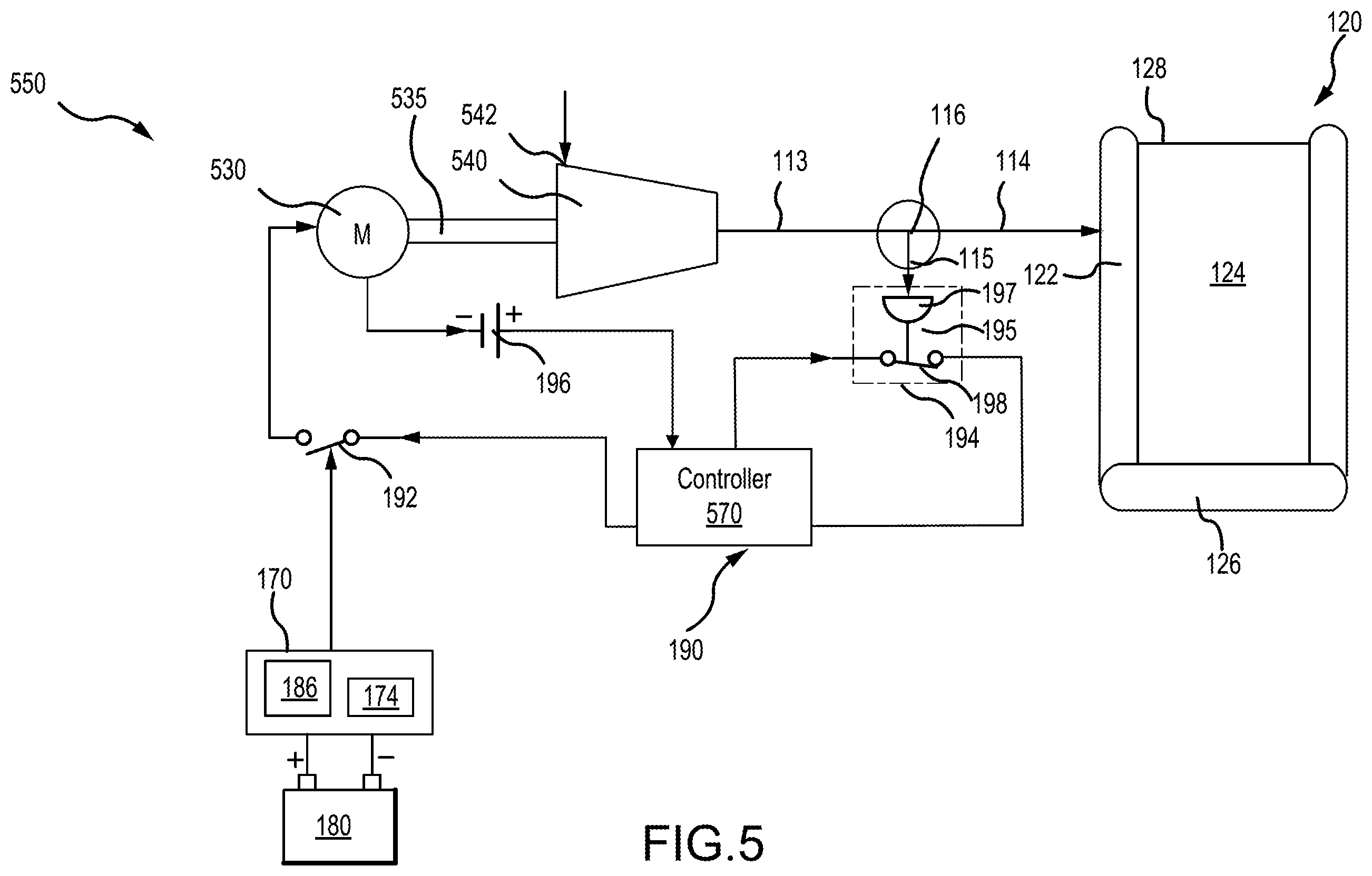 Patent US12134478 Figure 4 – Control systems and methods for inflatable evacuation slide
