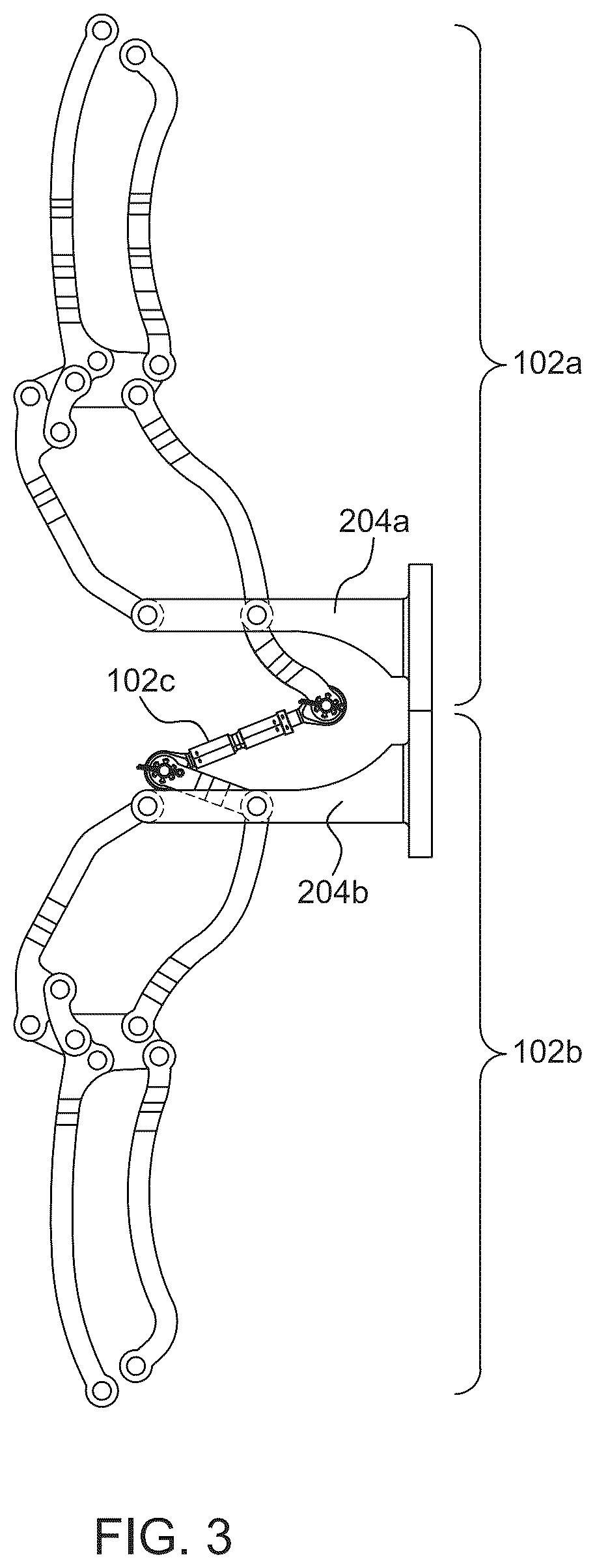 Patent US12134480 Figure 5 – Aircraft engine nacelle cowling mechanism