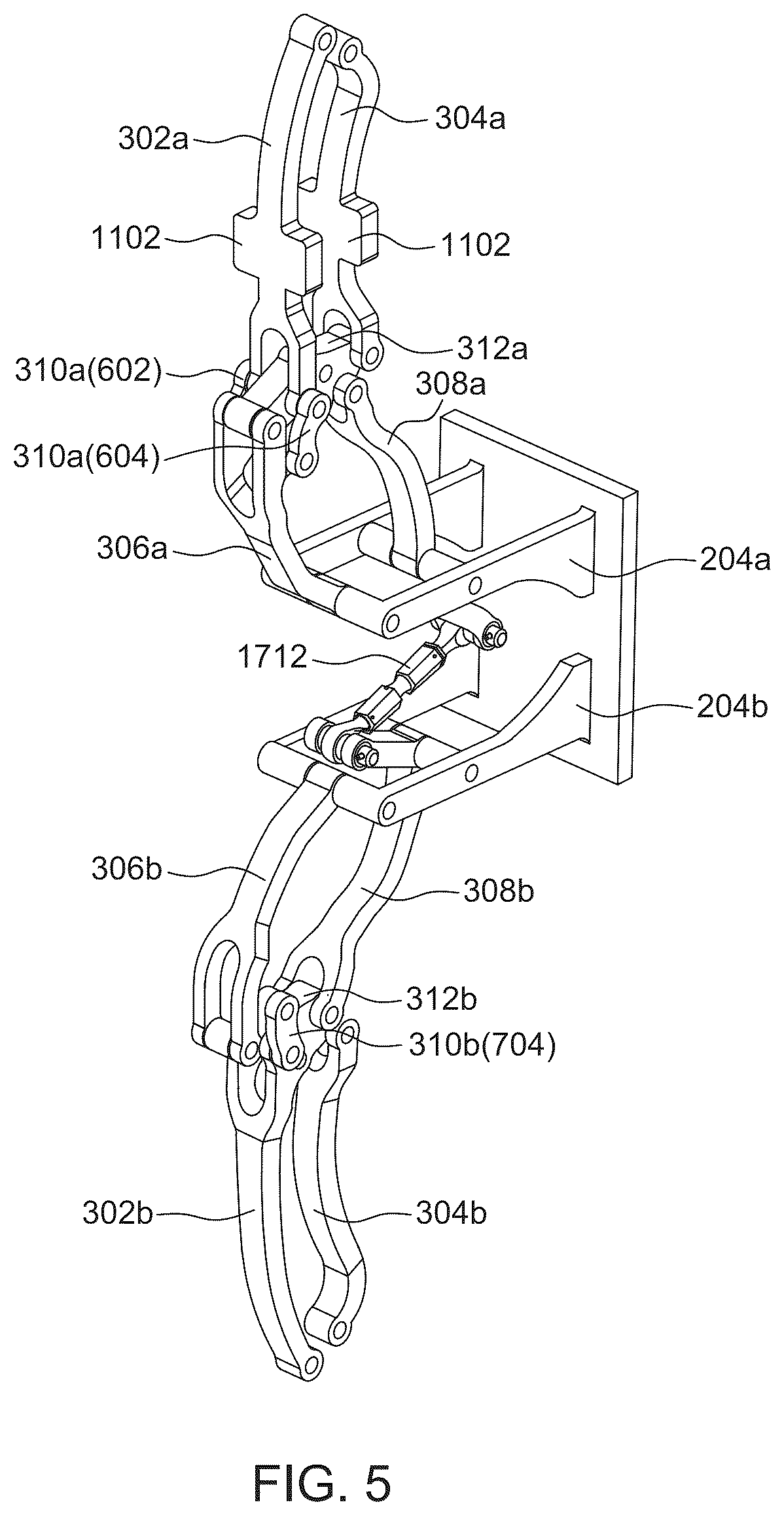 Patent US12134480 Figure 8 – Aircraft engine nacelle cowling mechanism