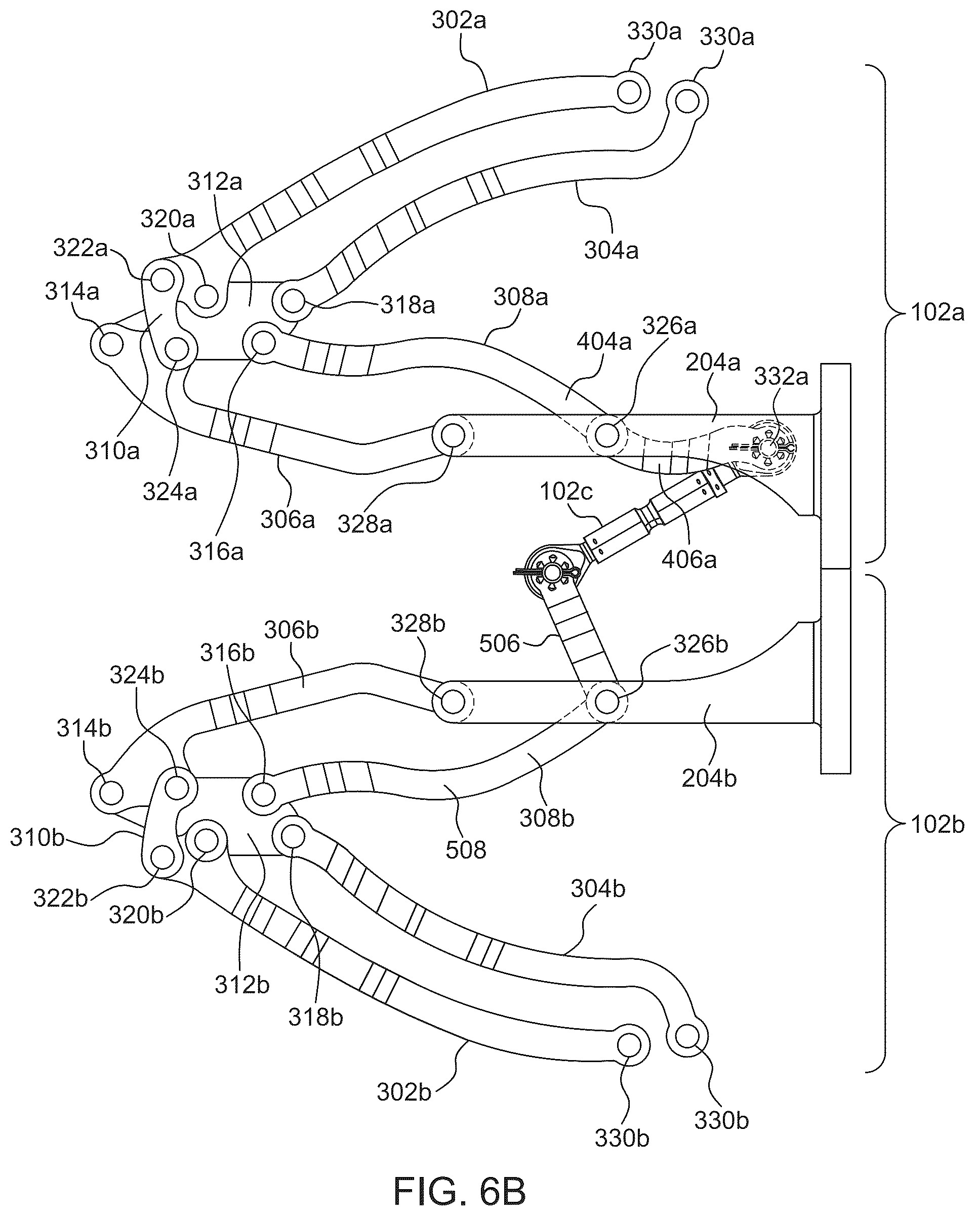 Patent US12134480 Figure 10 – Aircraft engine nacelle cowling mechanism