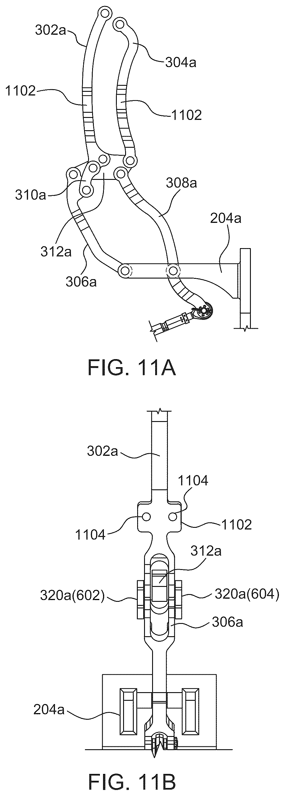 Patent US12134480 Figure 19 – Aircraft engine nacelle cowling mechanism