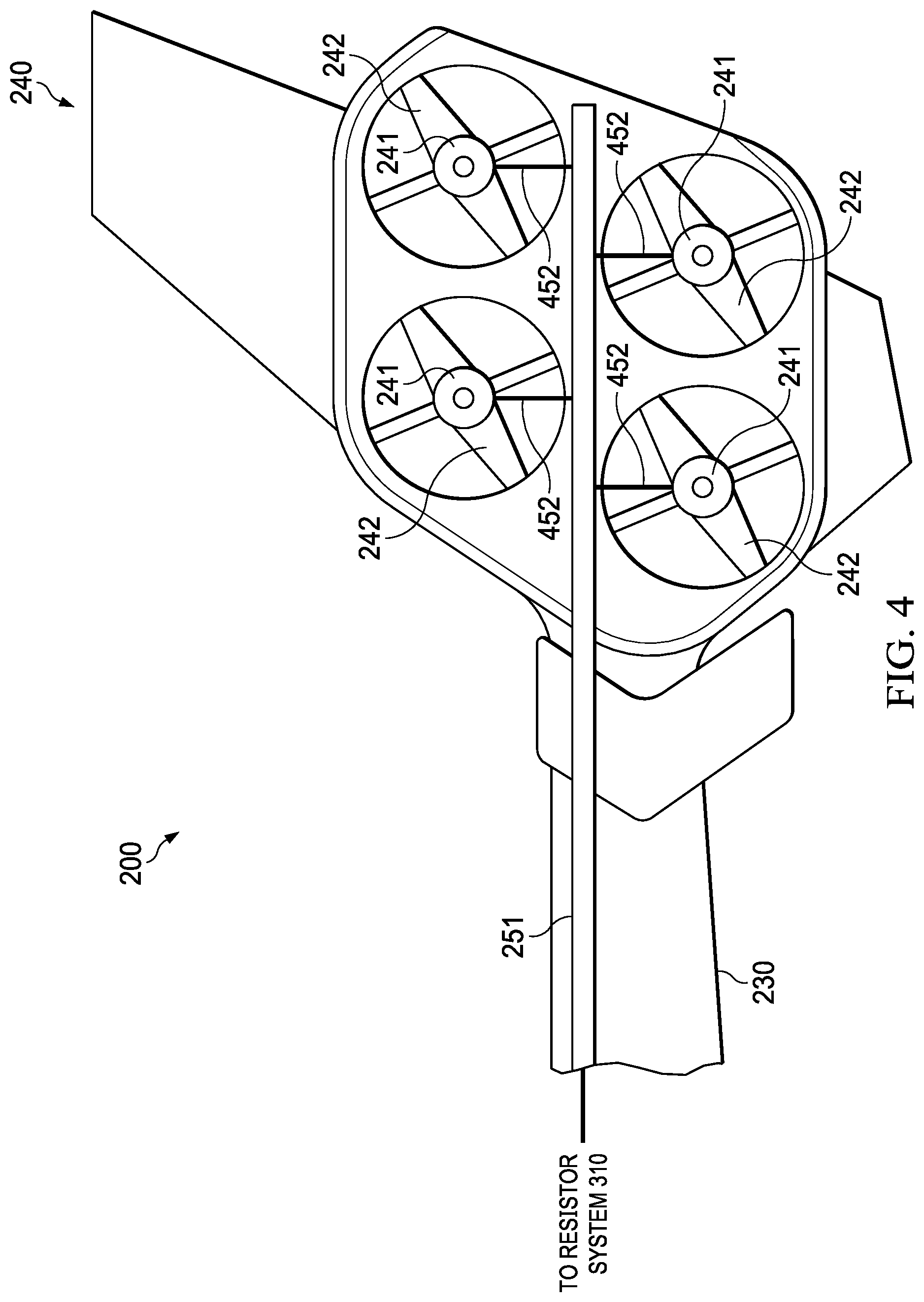 Patent US12134481 Figure 4 – Aircraft thermal management system