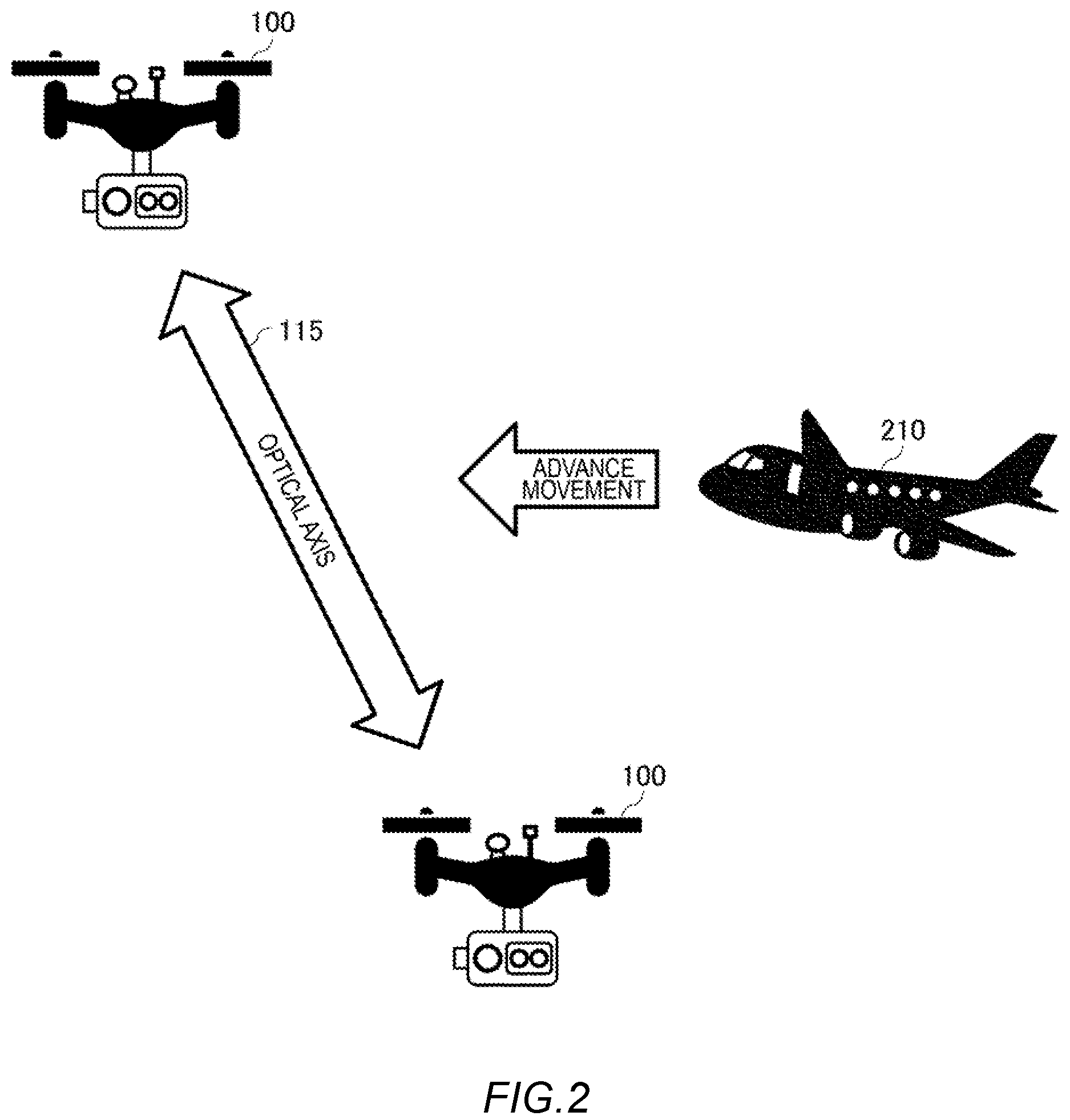 Patent US12134486 Figure 2 – Moving body, system, computer readable recording medium, and control method
