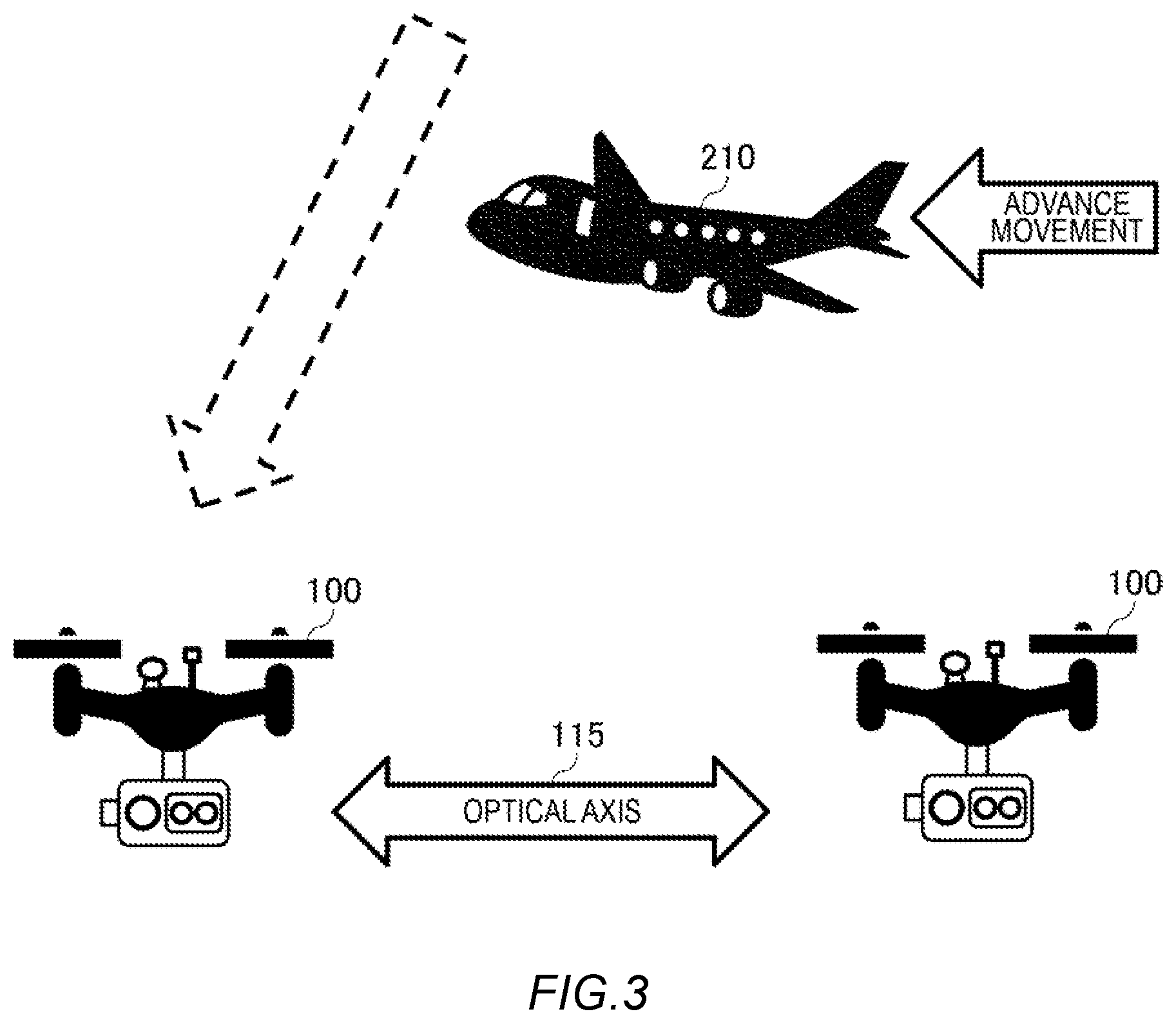 Patent US12134486 Figure 3 – Moving body, system, computer readable recording medium, and control method