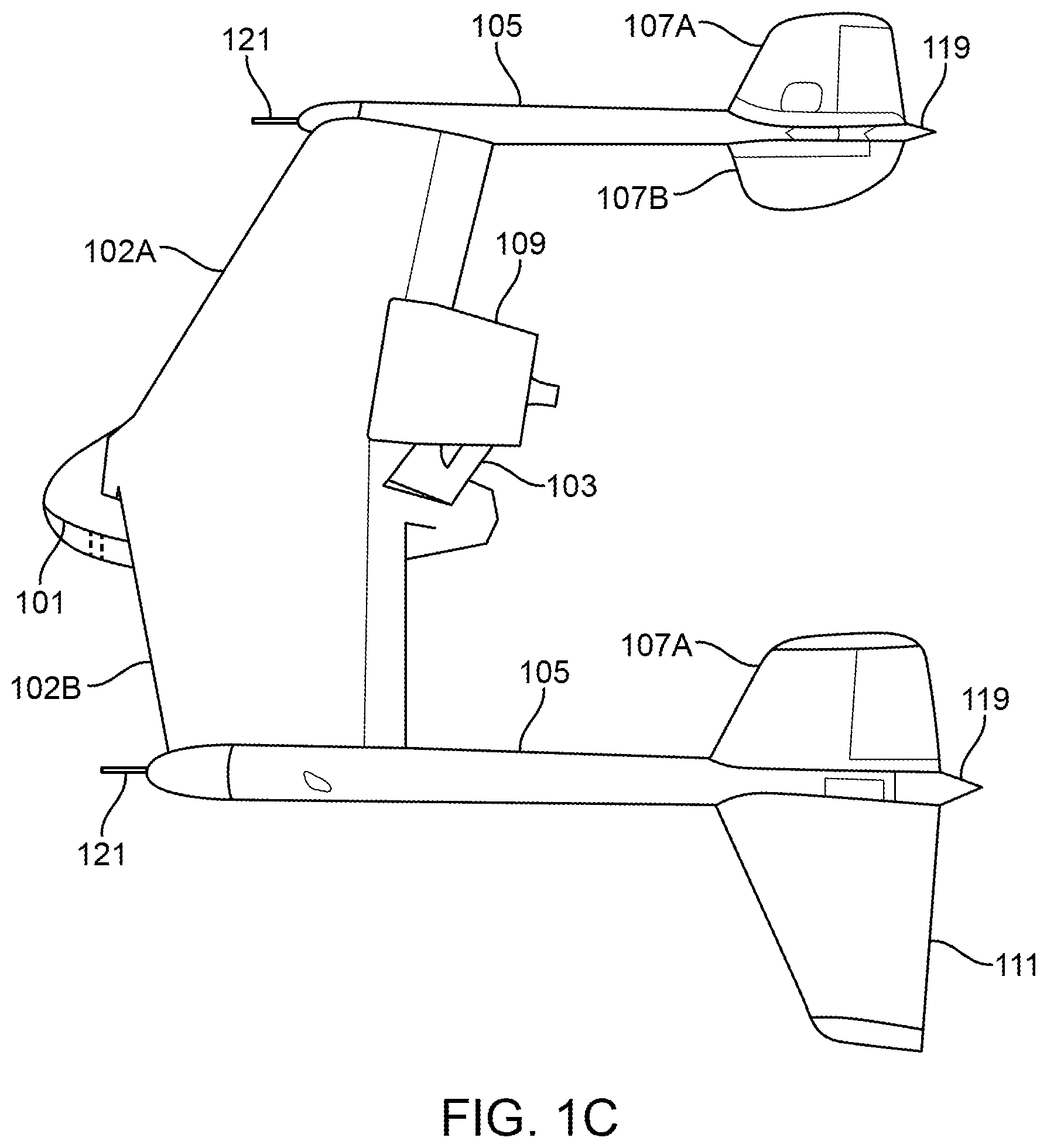 Patent US12134487 Figure 3 – Ultra-quiet aircraft