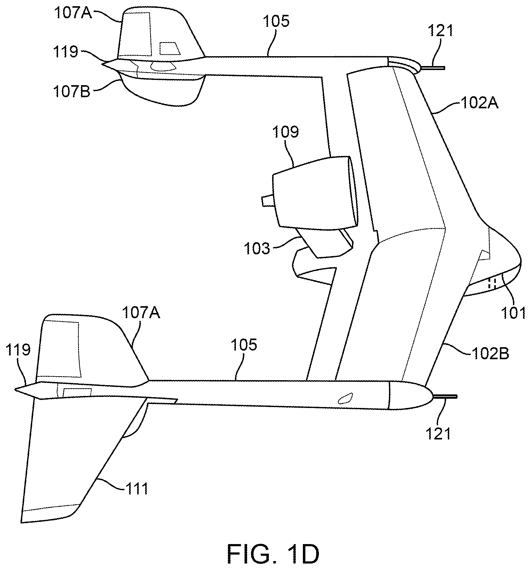 Patent US12134487 Figure 4 – Ultra-quiet aircraft