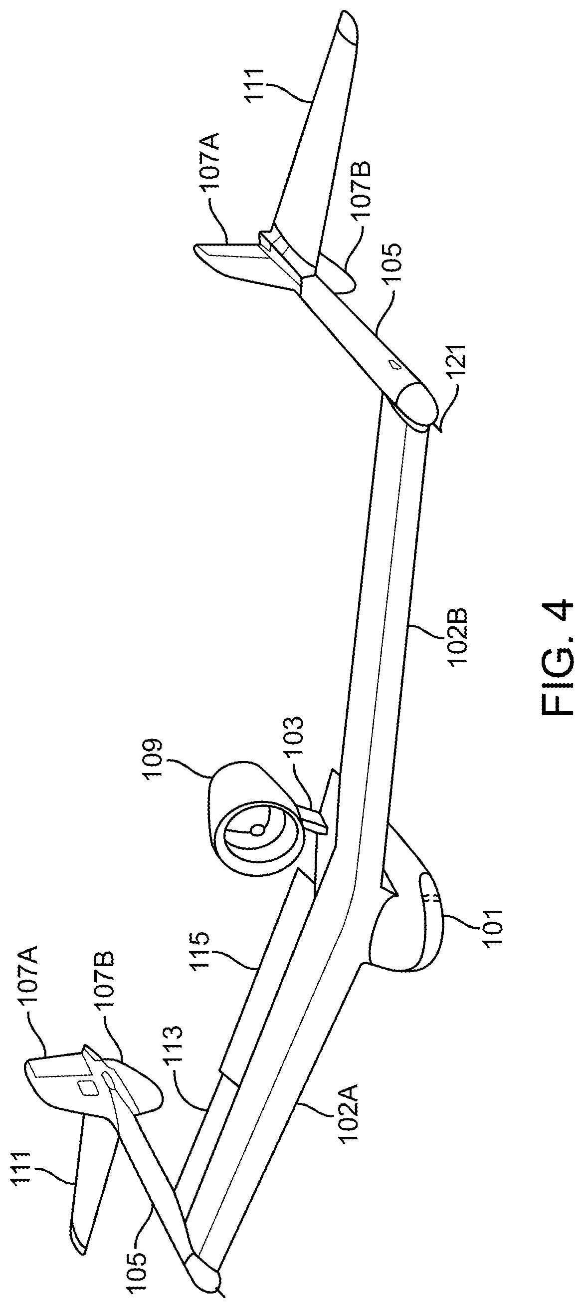 Patent US12134487 Figure 8 – Ultra-quiet aircraft