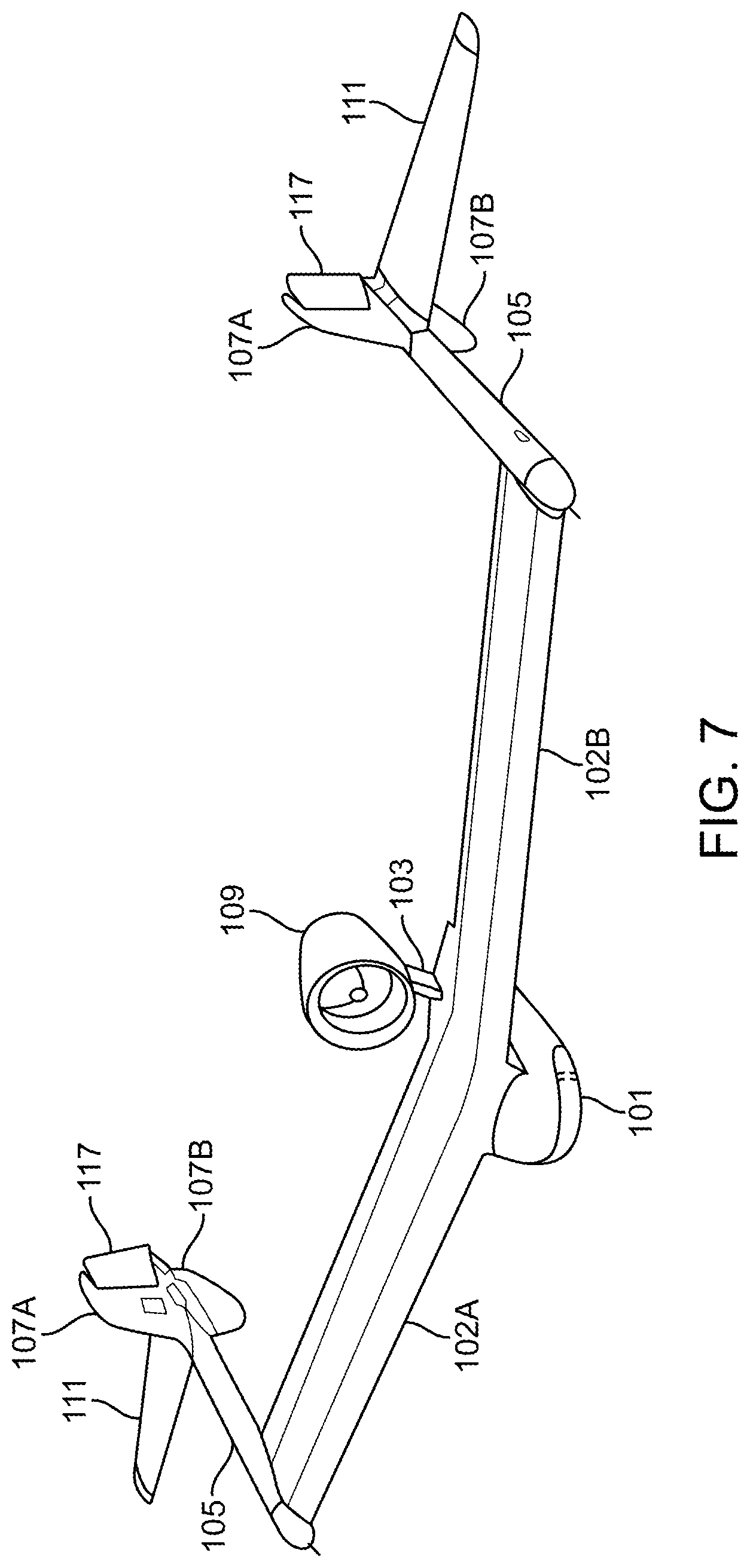 Patent US12134487 Figure 12 – Ultra-quiet aircraft