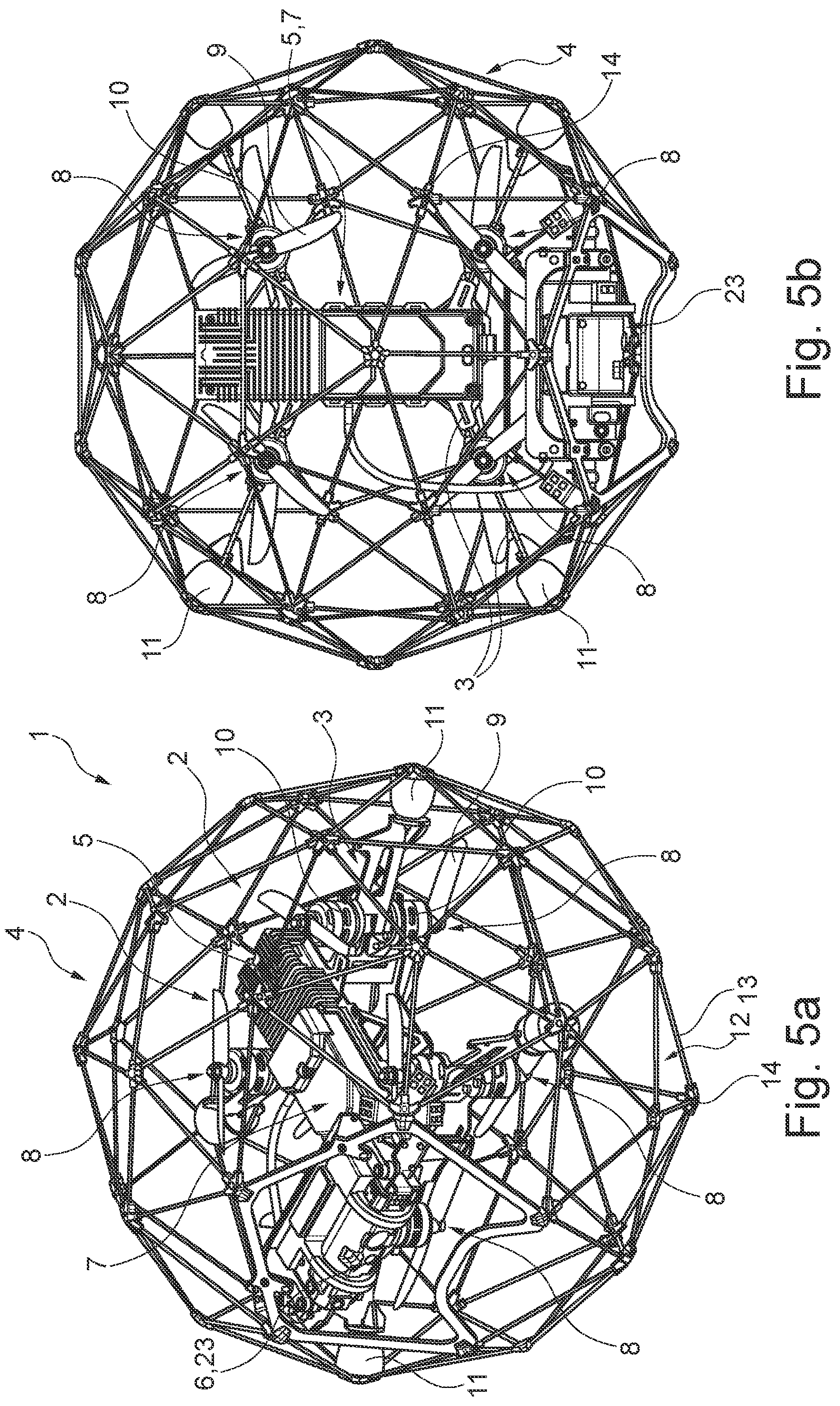 Patent US12134488 Figure 4 – Unmanned aerial vehicle with collision tolerant propulsion and controller