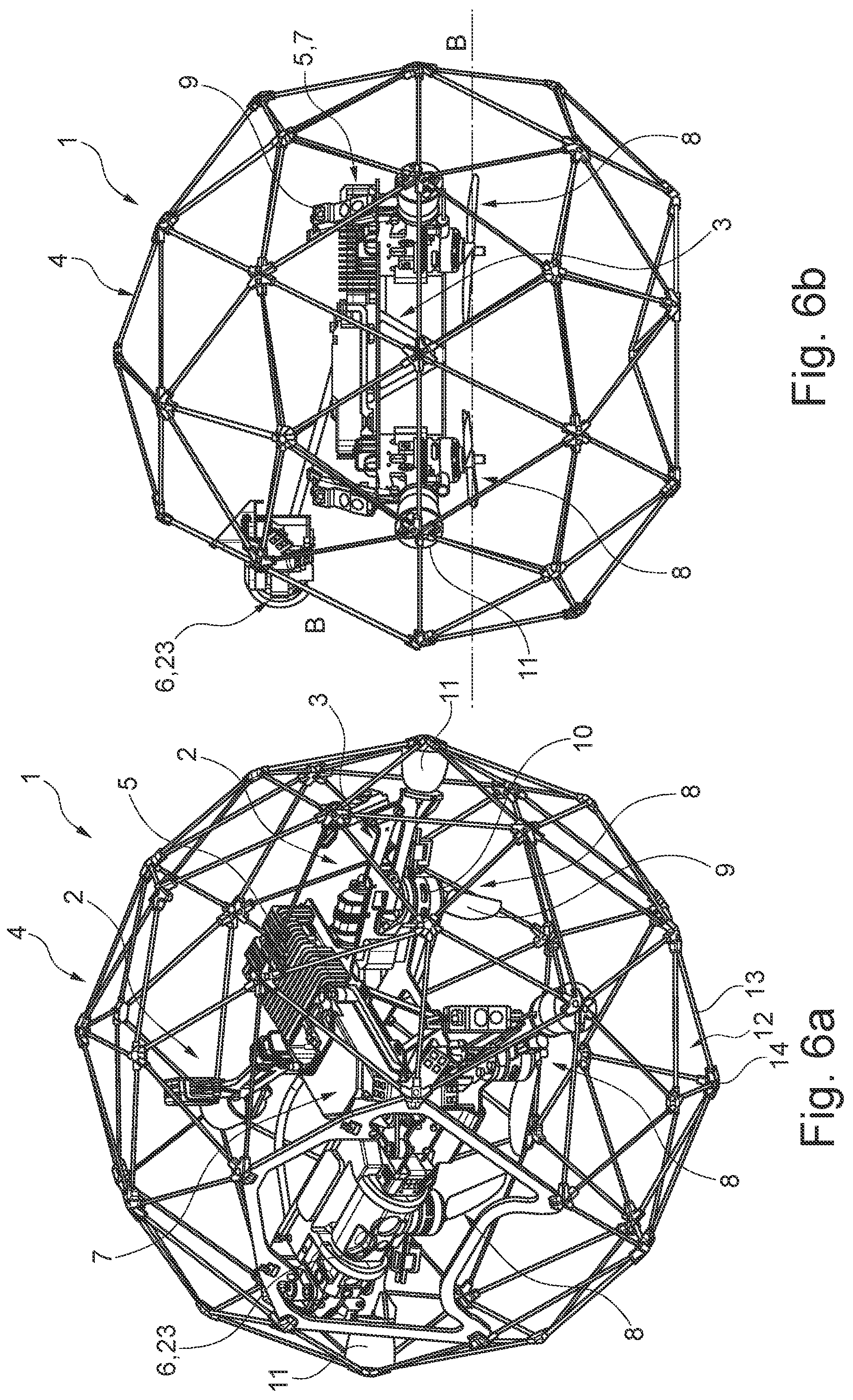 Patent US12134488 Figure 6 – Unmanned aerial vehicle with collision tolerant propulsion and controller