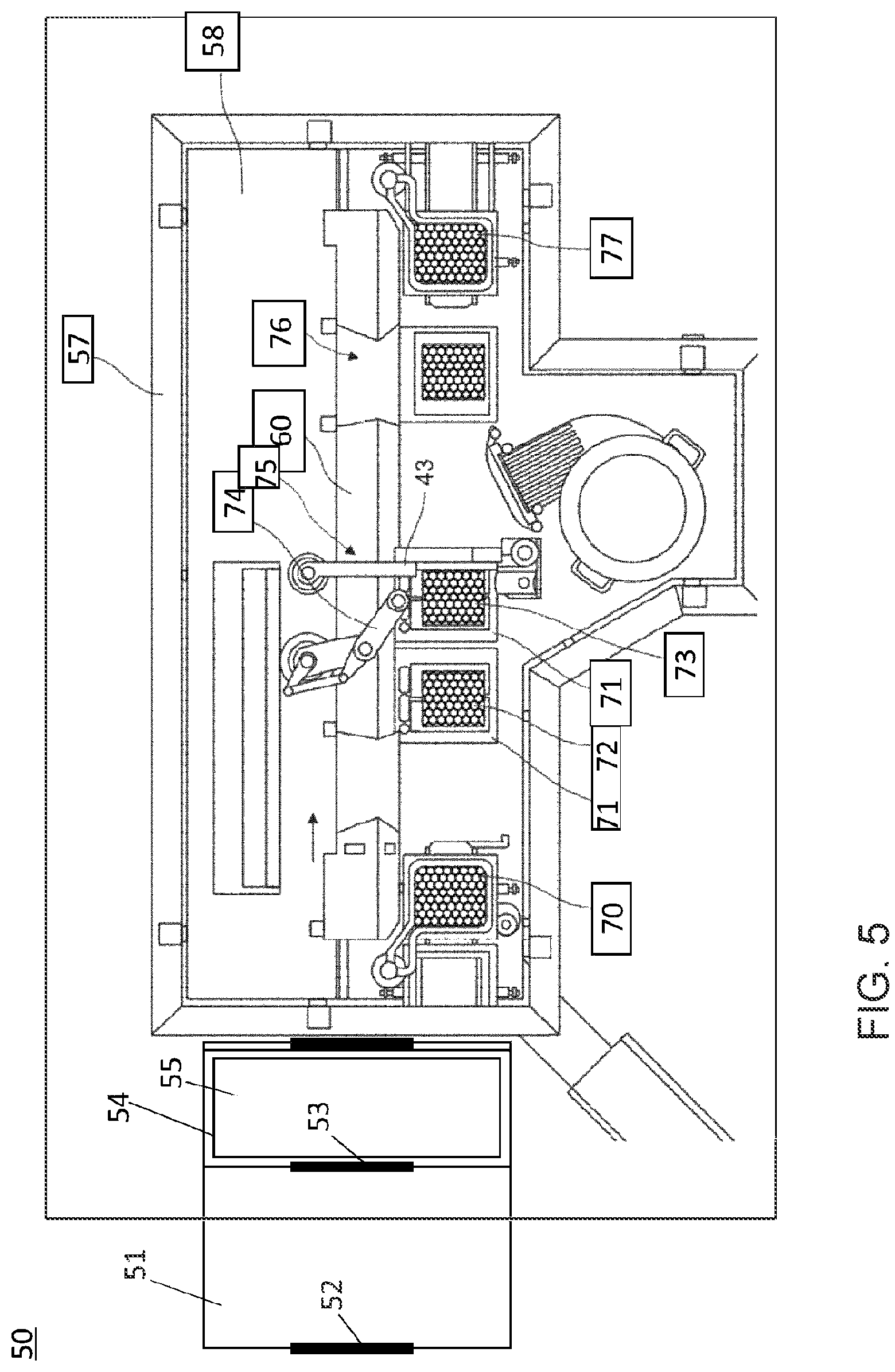 Patent US12134491 Figure 10 – Method and device for flexibly treating pharmaceutical packages
