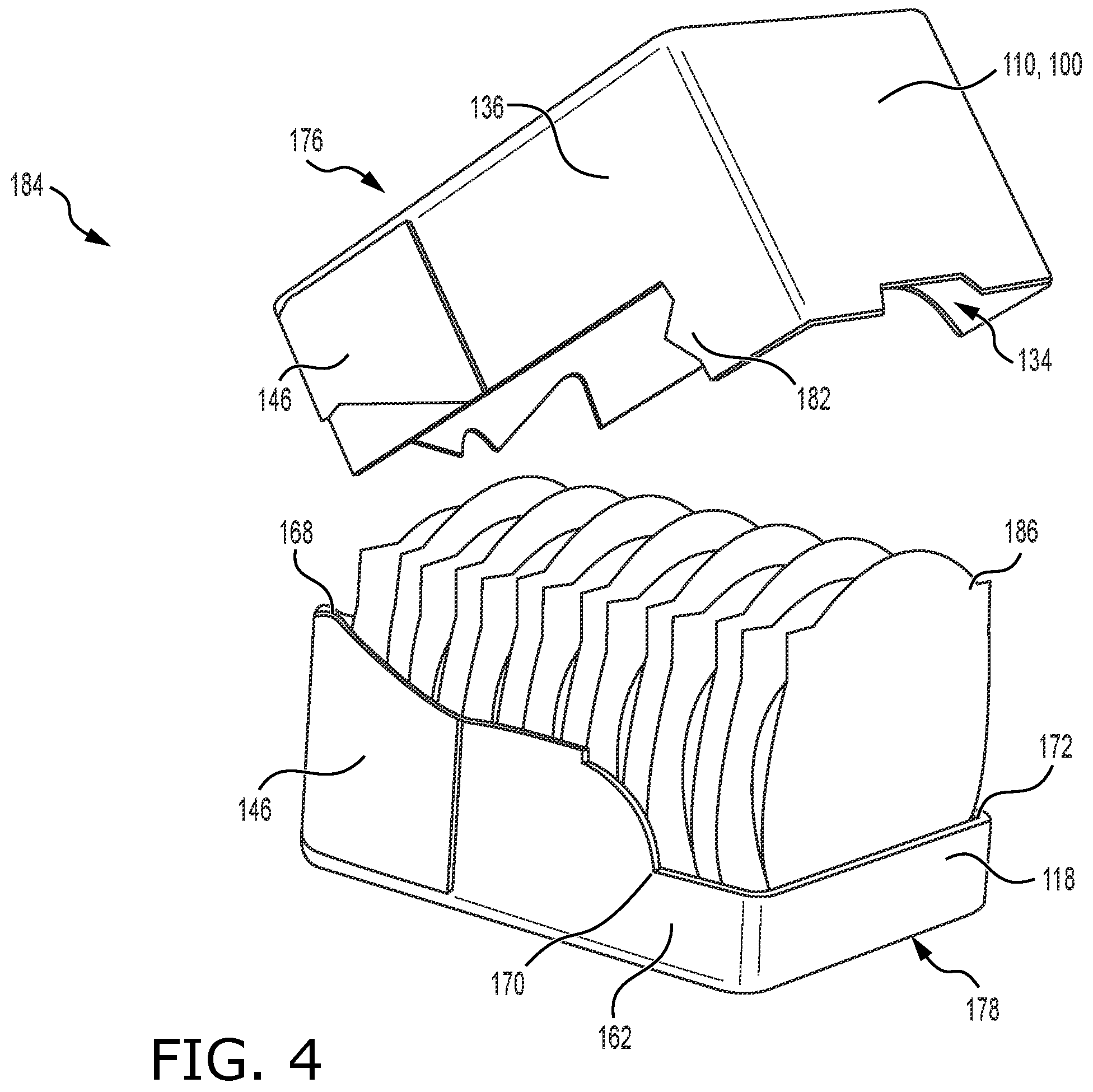 Patent US12134492 Figure 4 – Systems and methods for packaging stacked products
