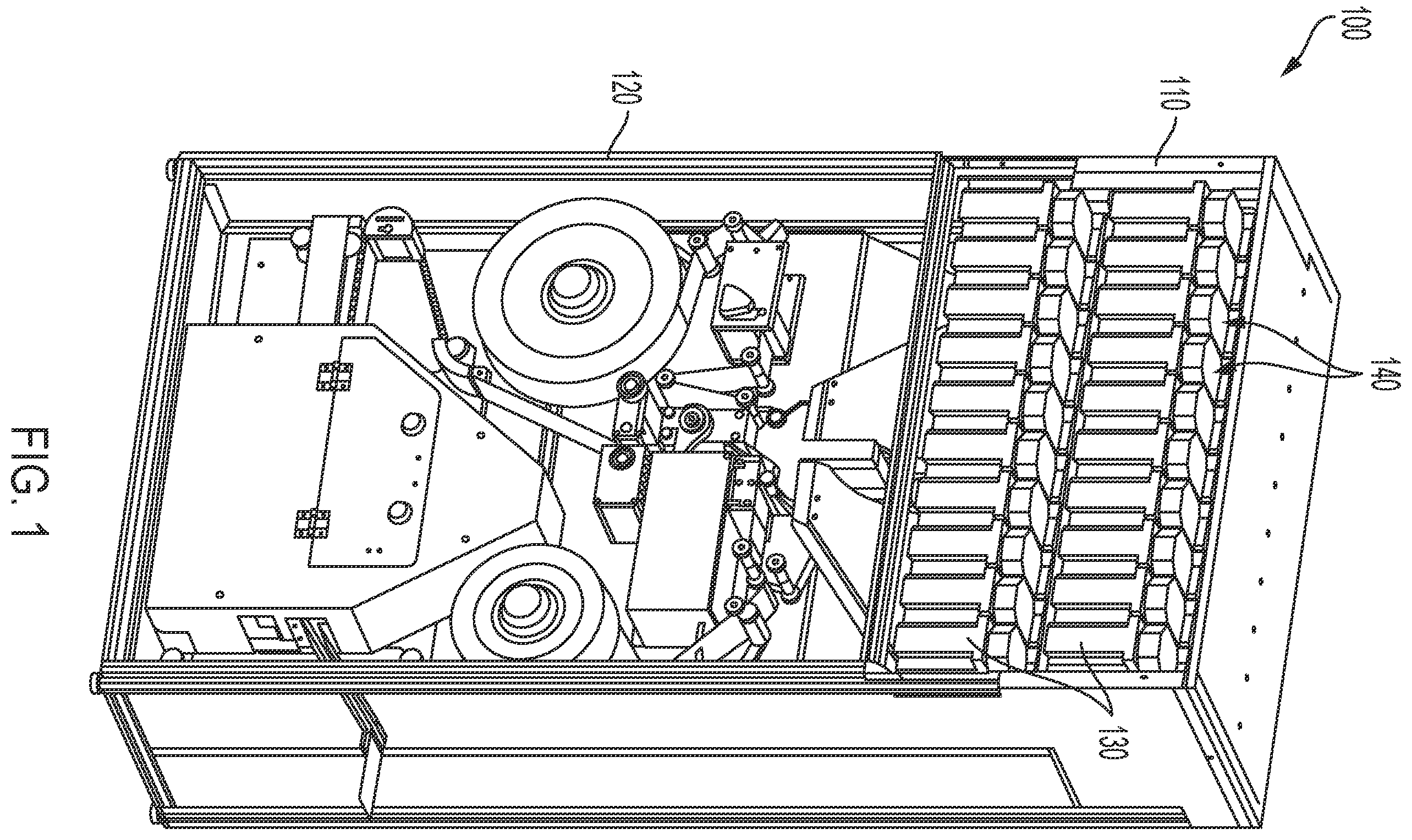 Patent US12134494 Figure 1 – Verification system for a pharmacy packaging system
