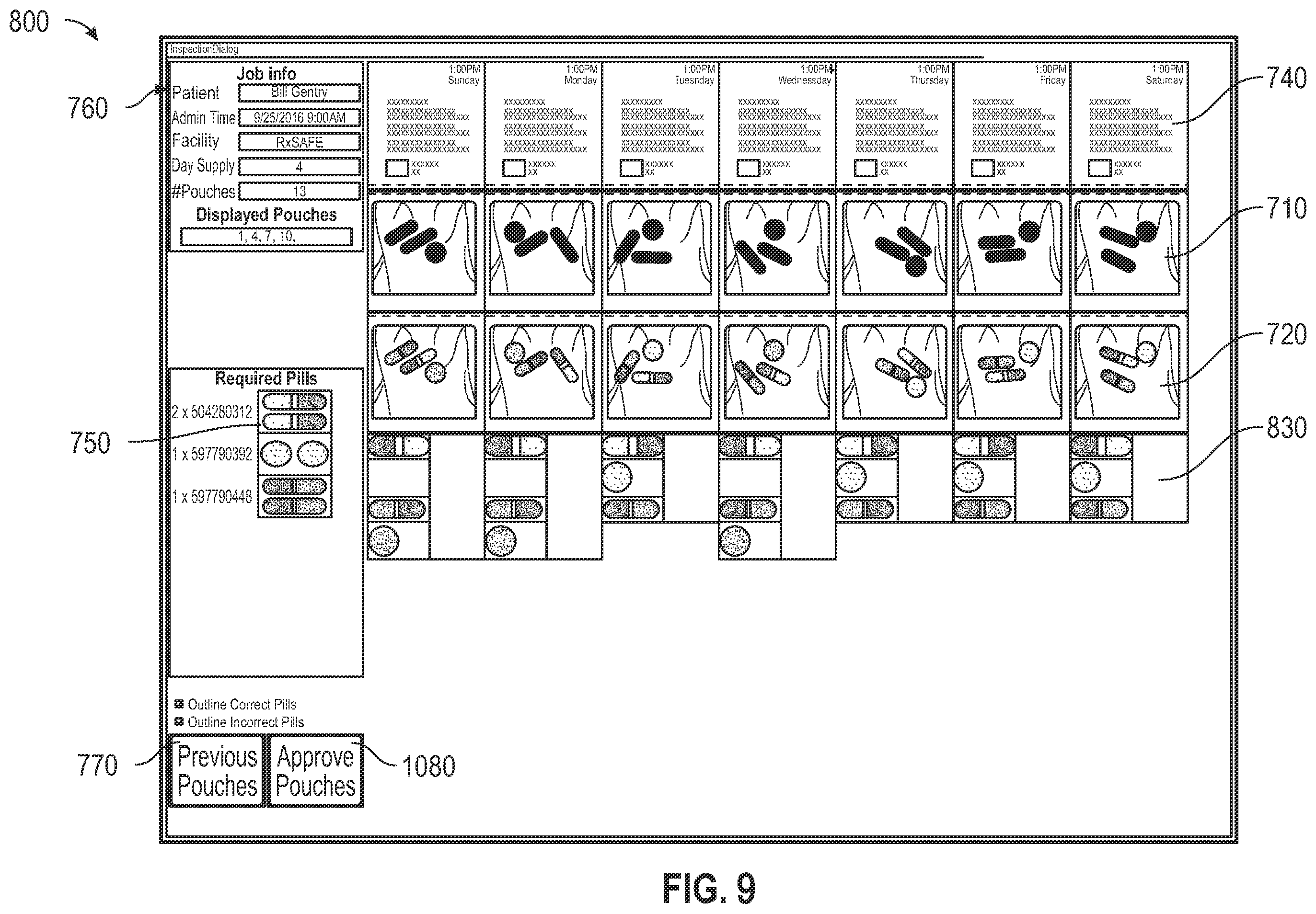 Patent US12134494 Figure 10 – Verification system for a pharmacy packaging system