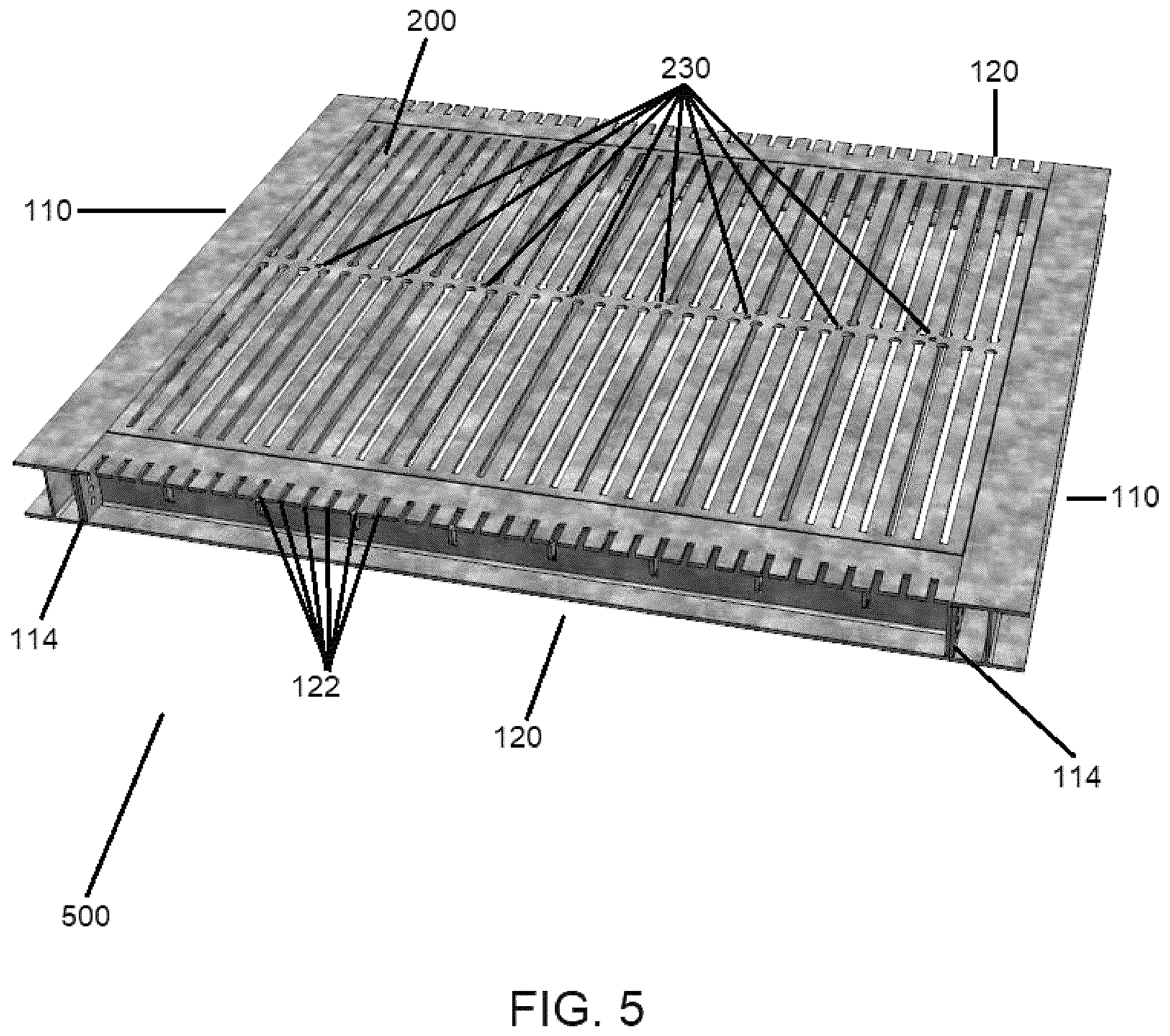 Patent US12134499 Figure 5 – Skid apparatus, system and method