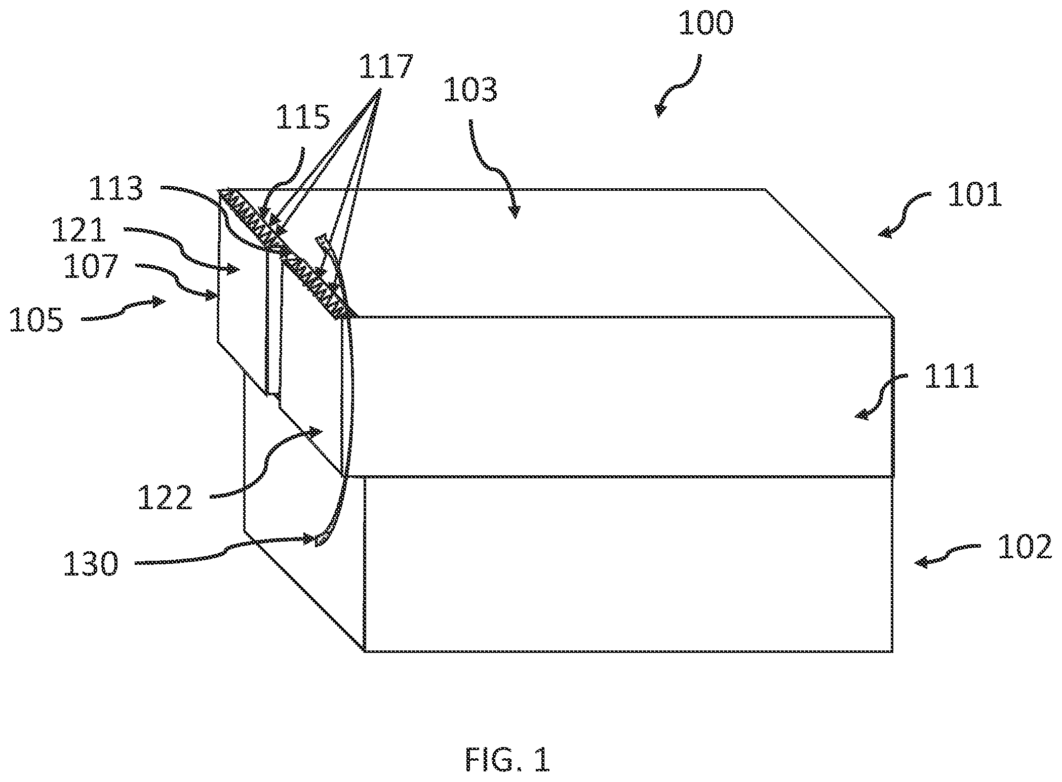 Patent US12134503 Figure 1 – Detergent product and container