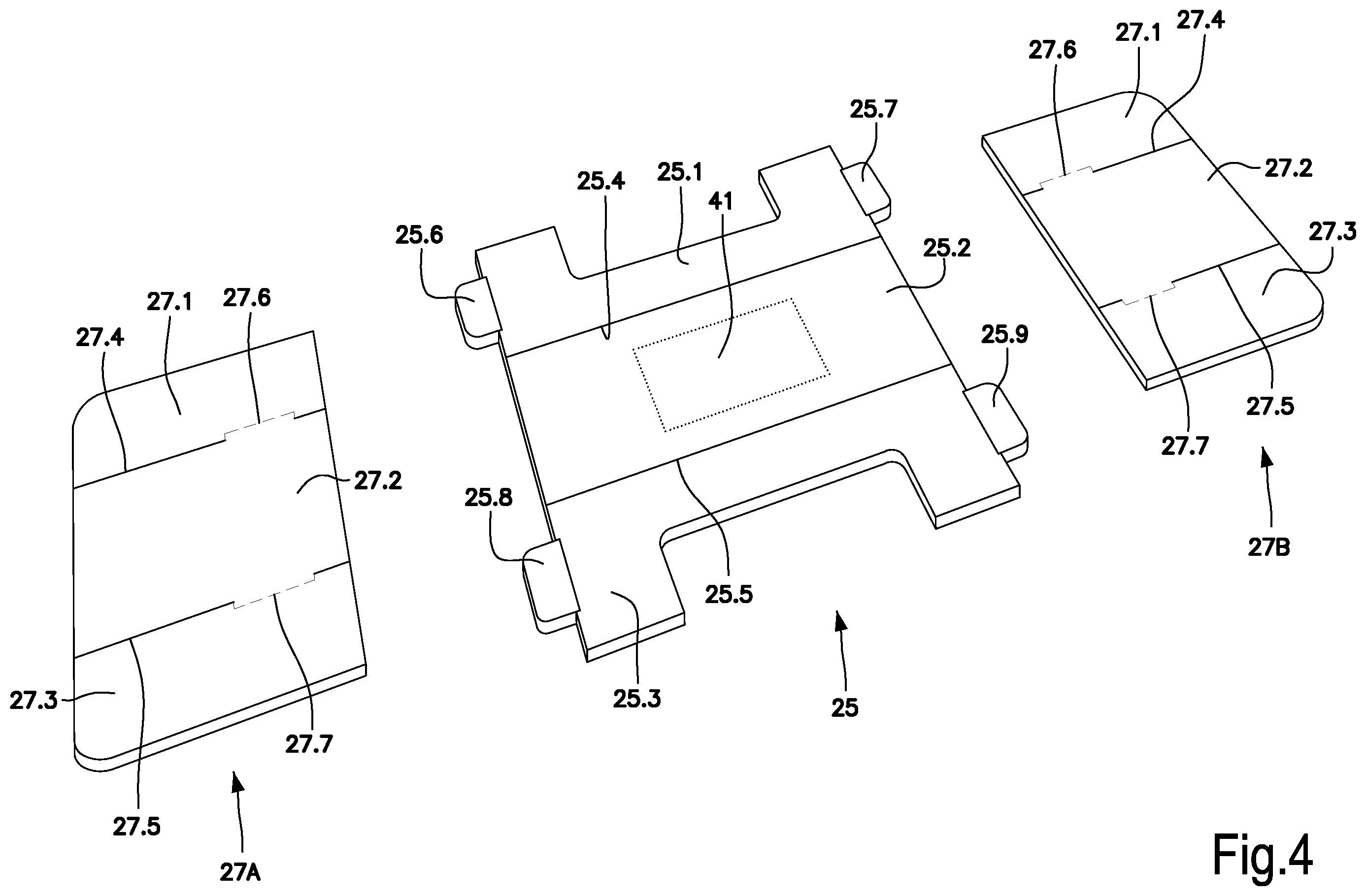 Patent US12134504 Figure 4 – Multiple package of packs of sheets, formed by a laminar material that forms a dispenser and laminar material for forming said package
