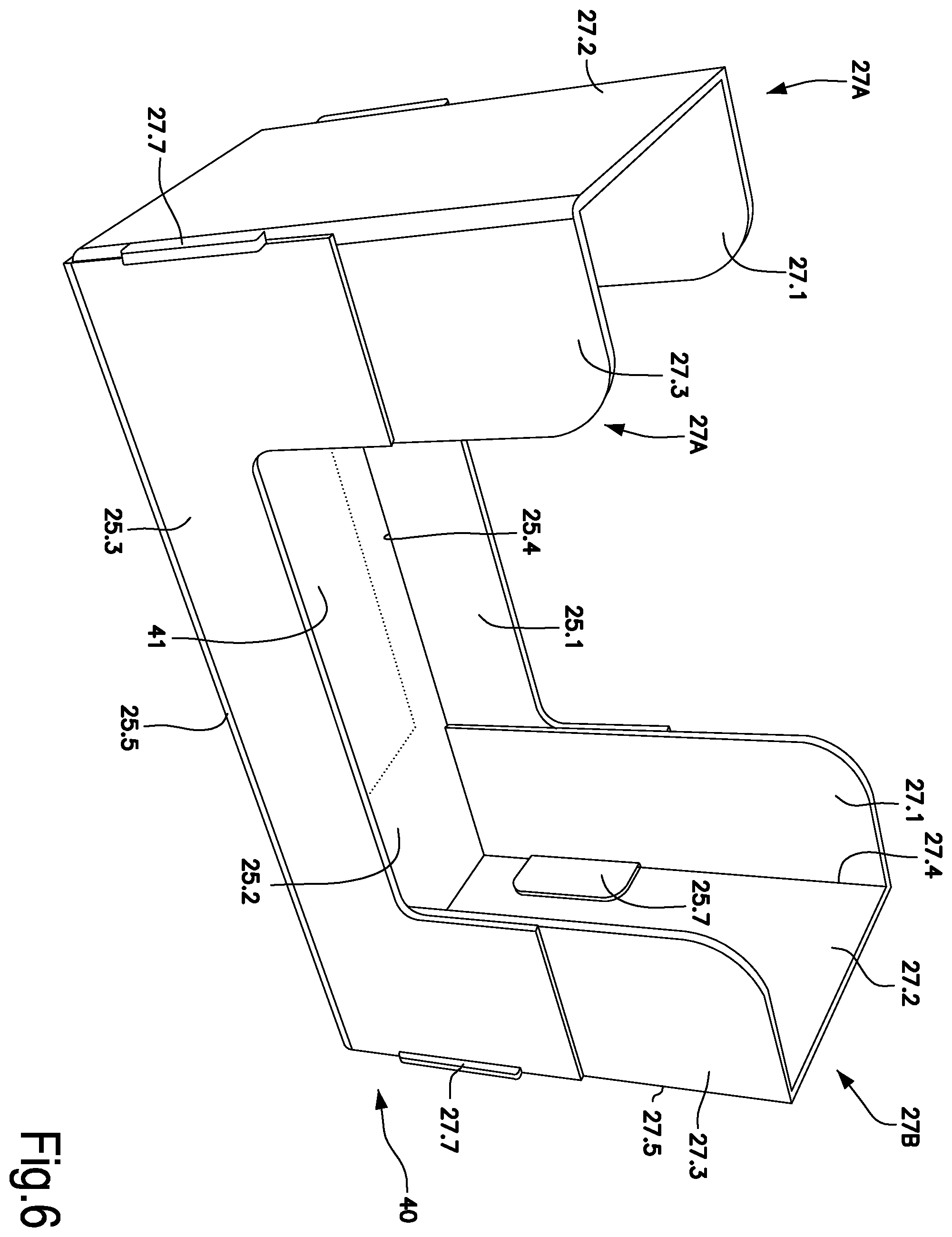 Patent US12134504 Figure 6 – Multiple package of packs of sheets, formed by a laminar material that forms a dispenser and laminar material for forming said package