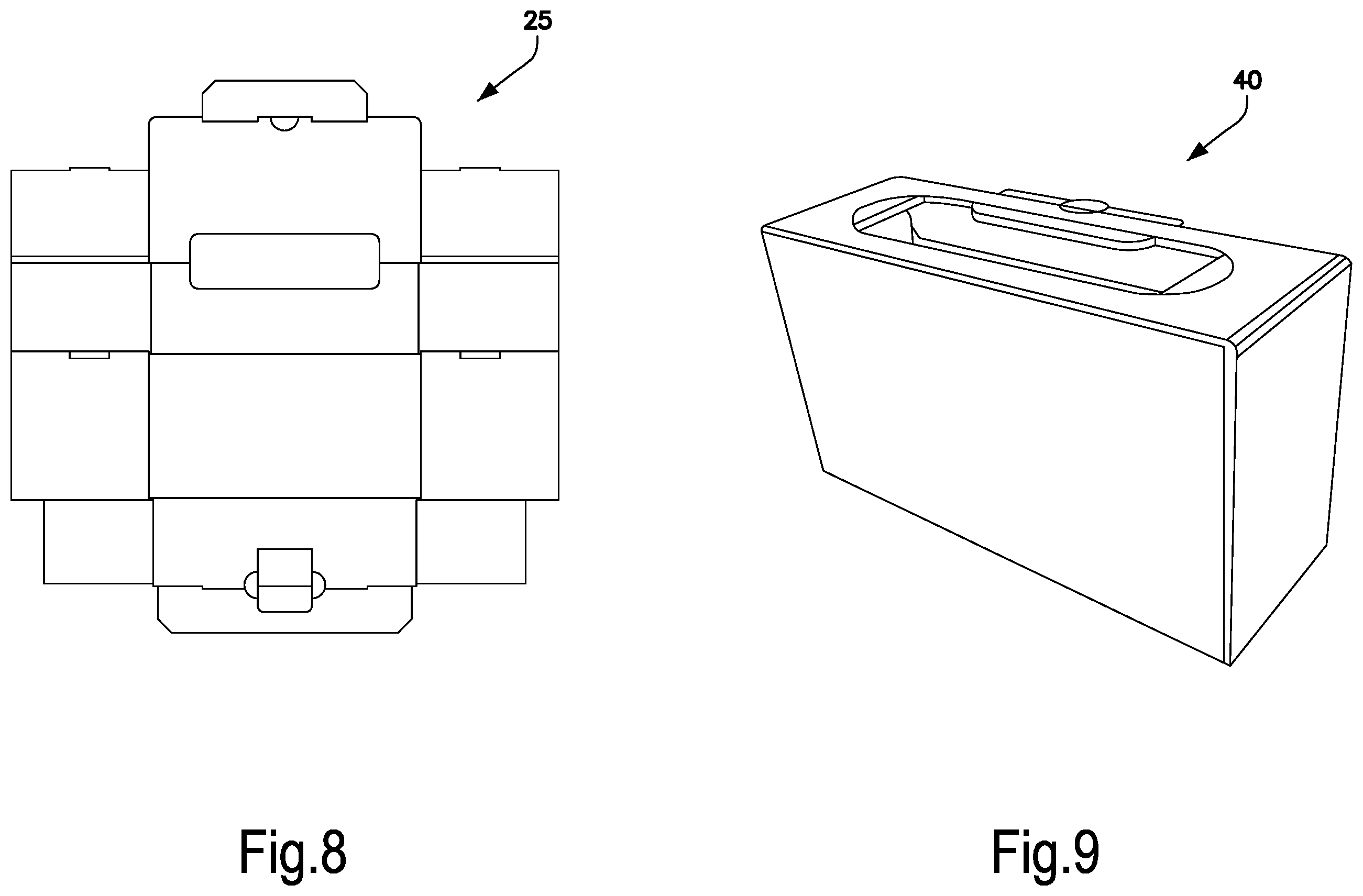 Patent US12134504 Figure 8 – Multiple package of packs of sheets, formed by a laminar material that forms a dispenser and laminar material for forming said package