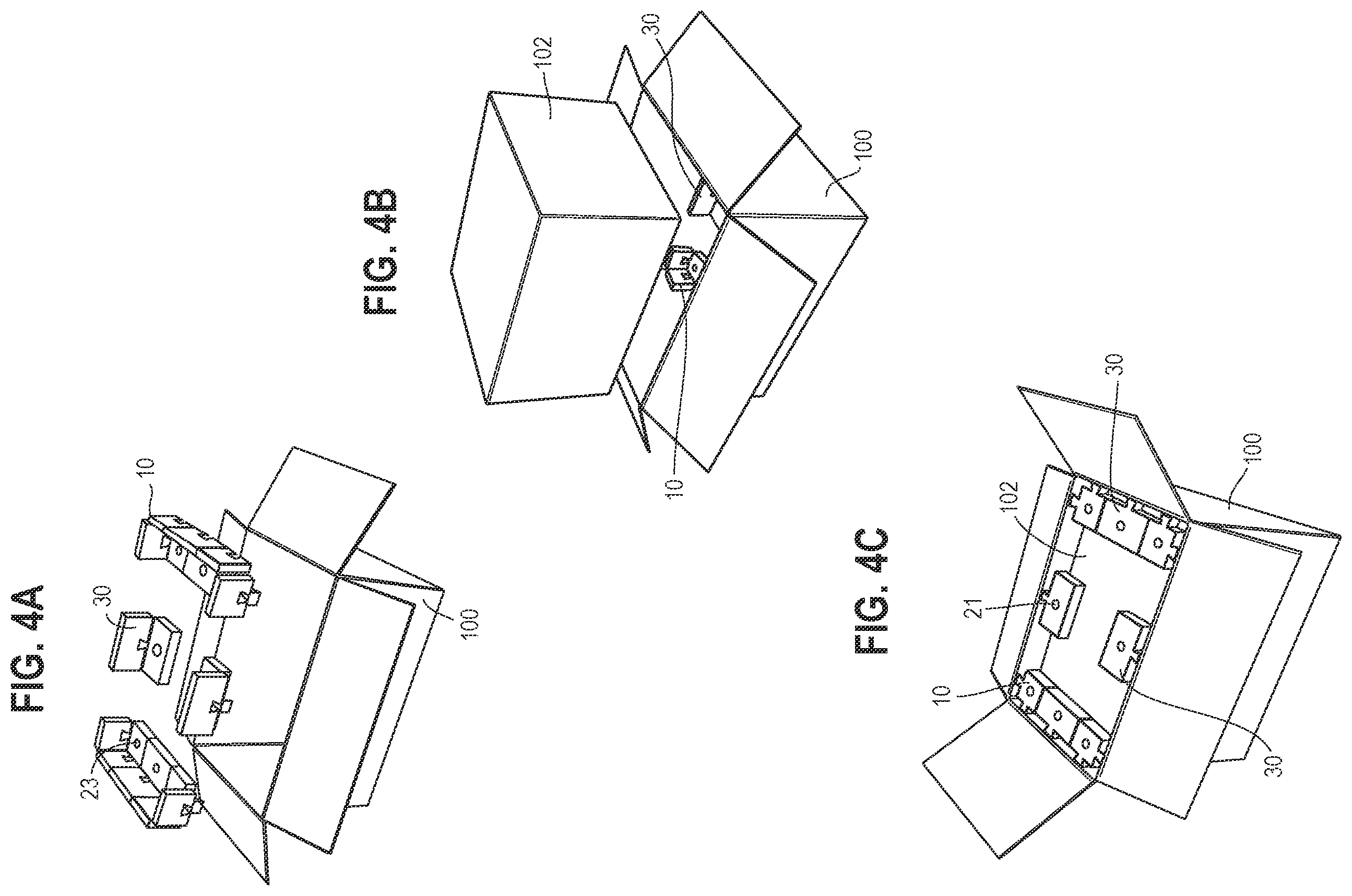Patent US12134505 Figure 3 – Foam packaging assembly