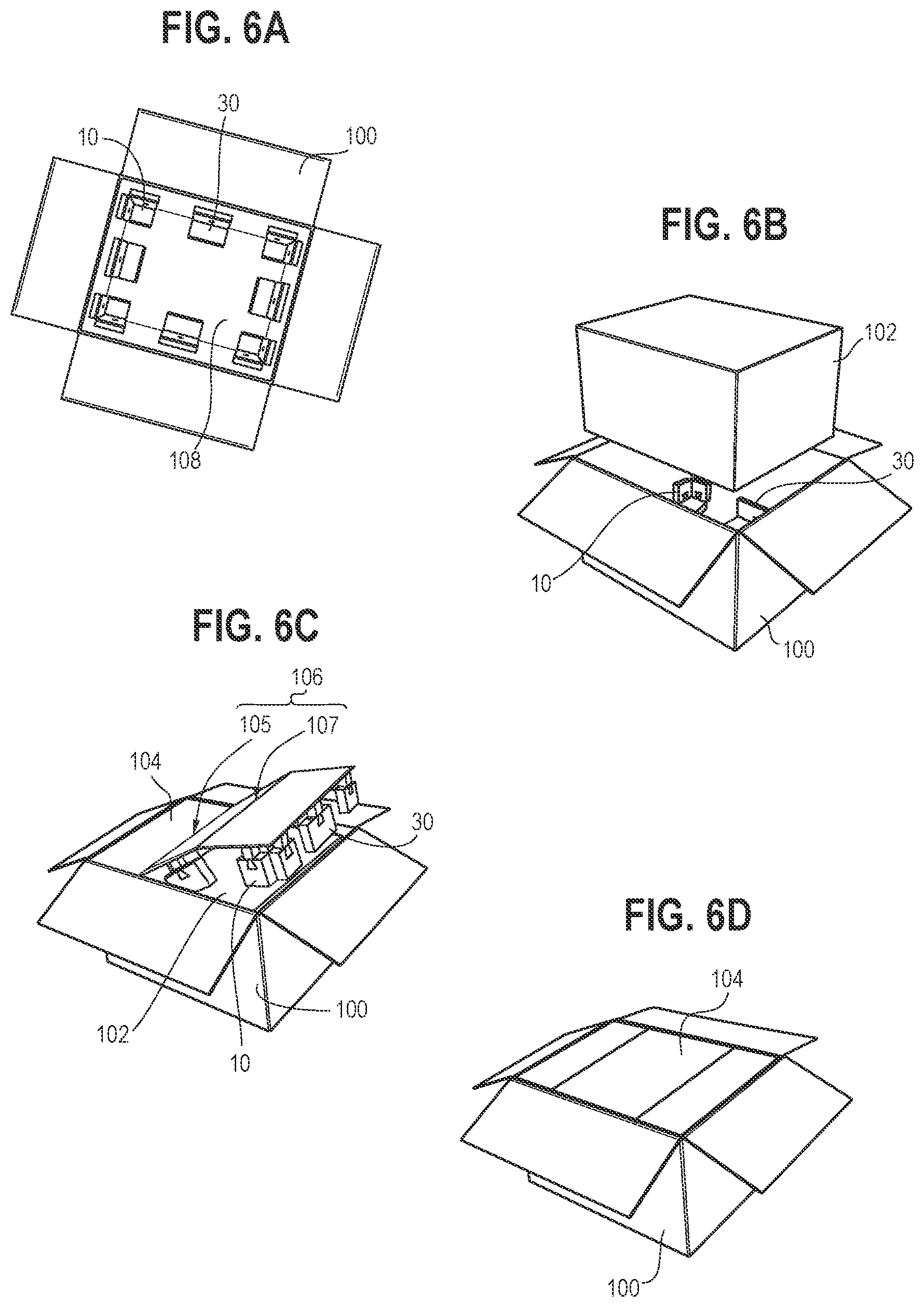 Patent US12134505 Figure 5 – Foam packaging assembly
