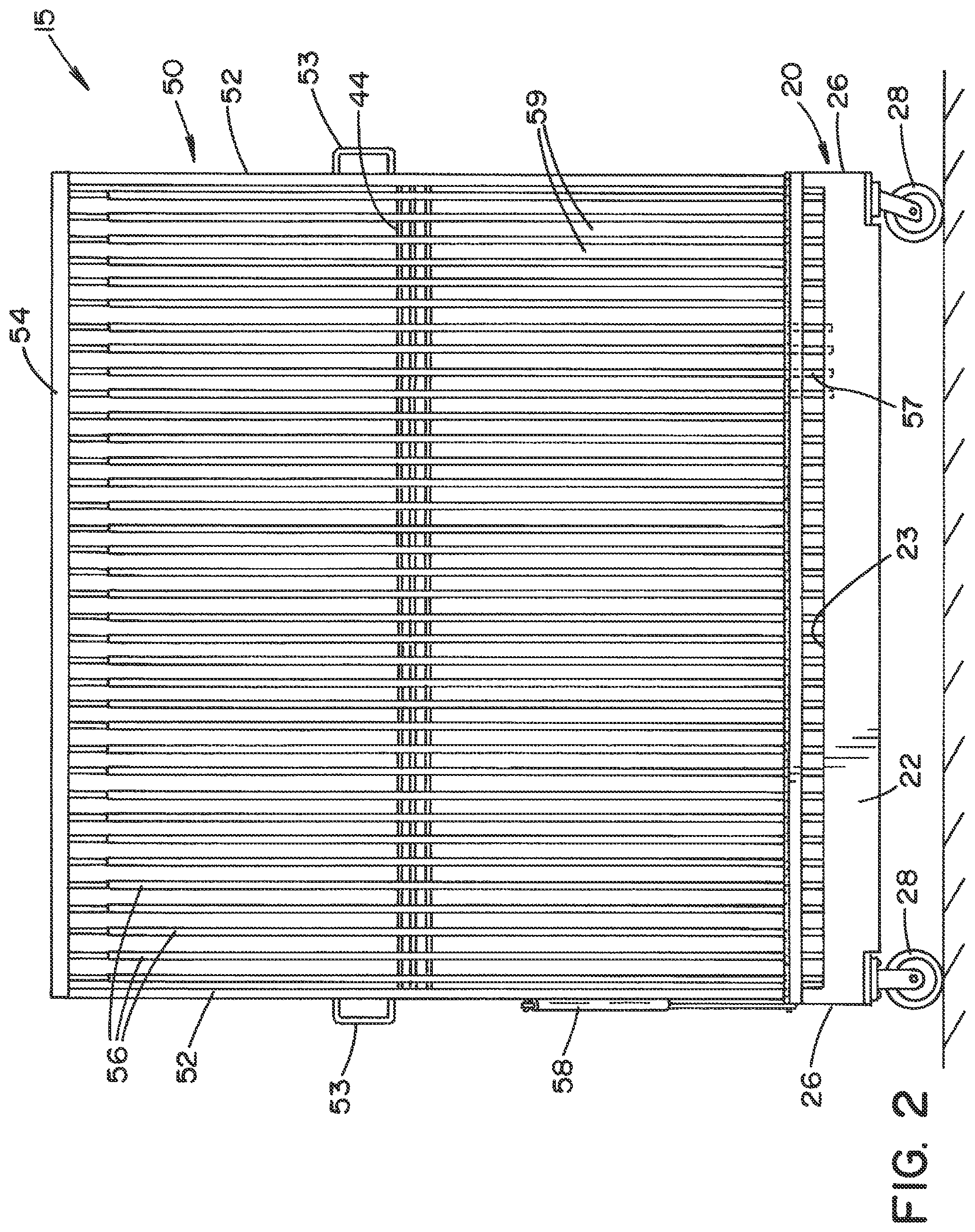 Patent US12134512 Figure 2 – Racking system and method