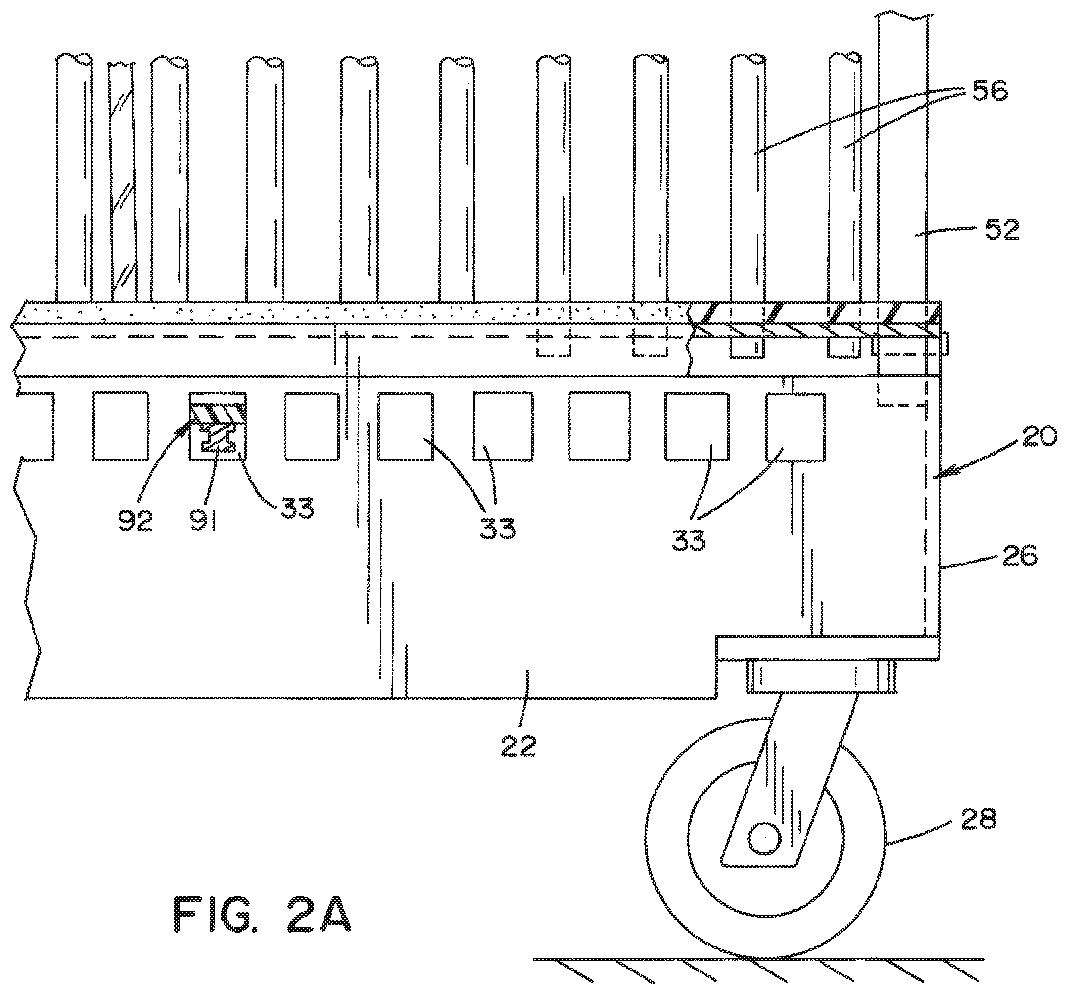 Patent US12134512 Figure 3 – Racking system and method