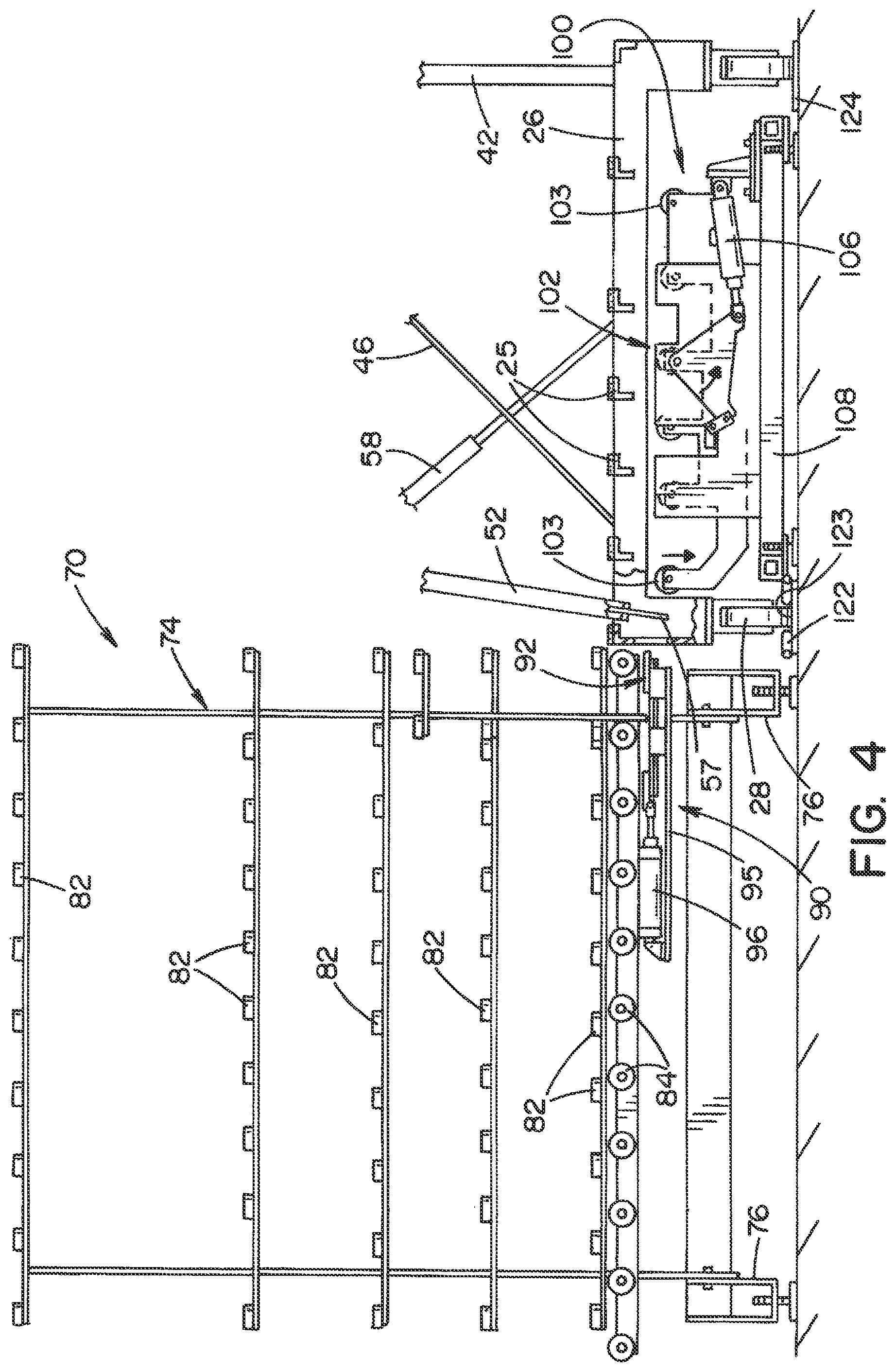 Patent US12134512 Figure 5 – Racking system and method