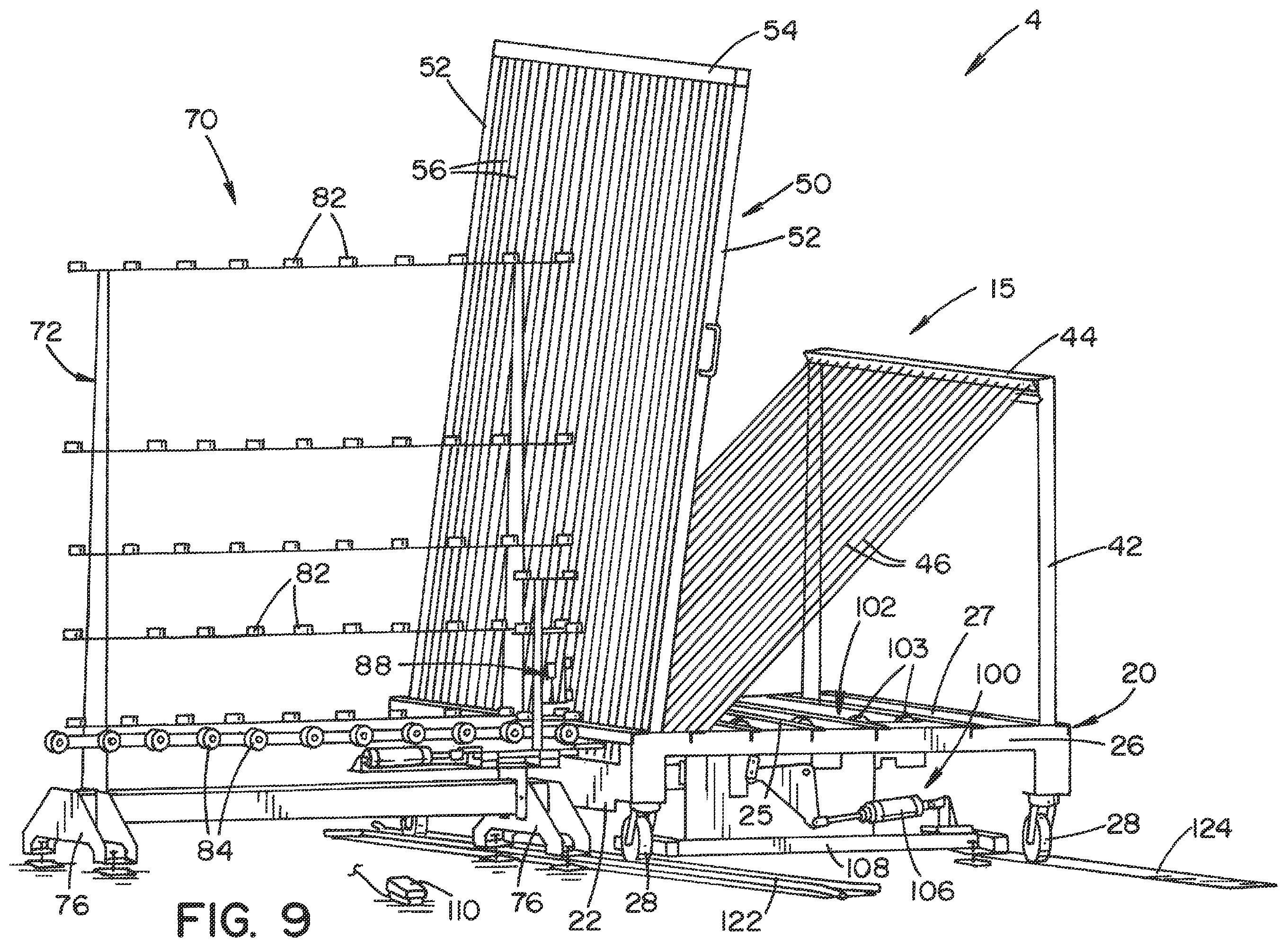 Patent US12134512 Figure 11 – Racking system and method