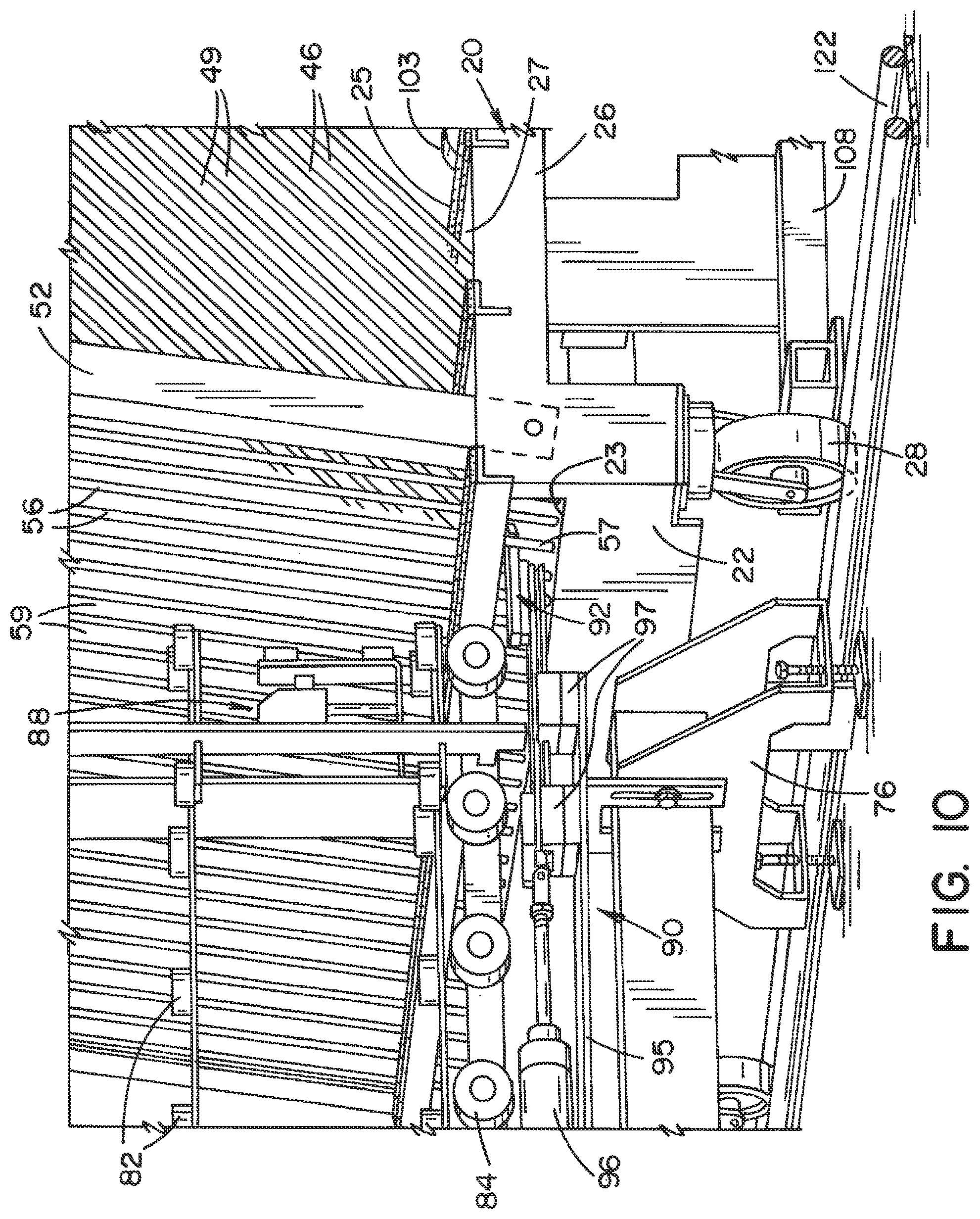 Patent US12134512 Figure 12 – Racking system and method