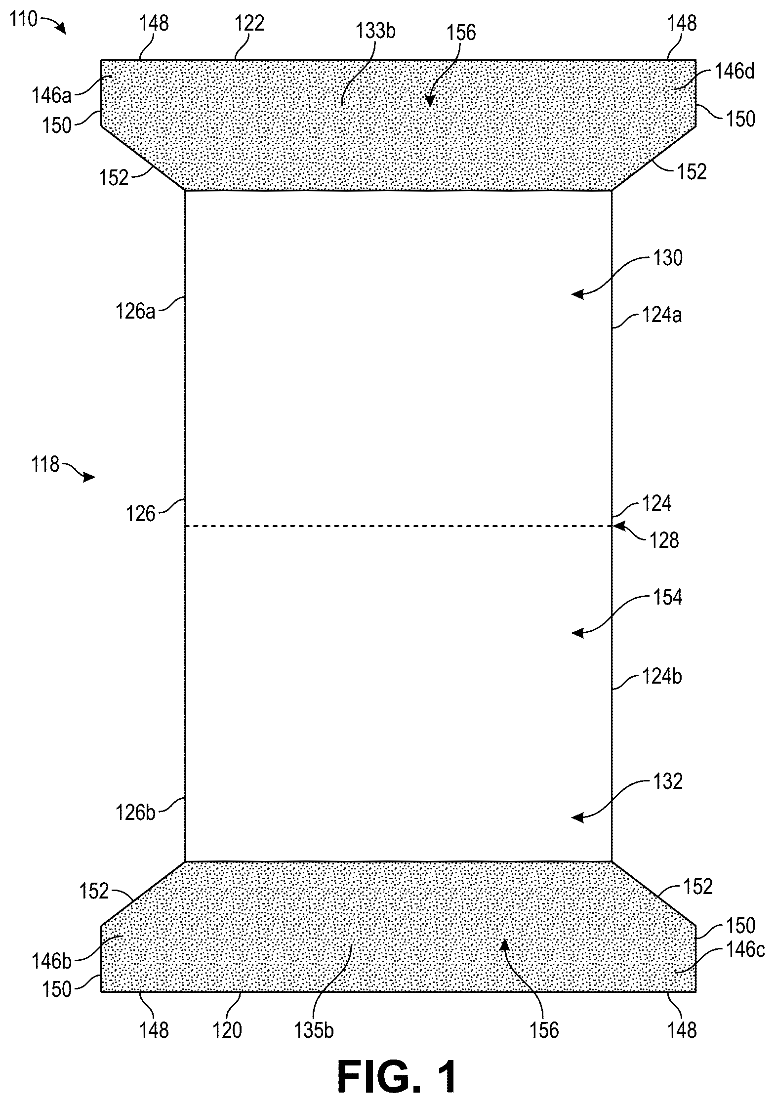 Patent US12134515 — Chemical and biological isolation bag — Figure 1