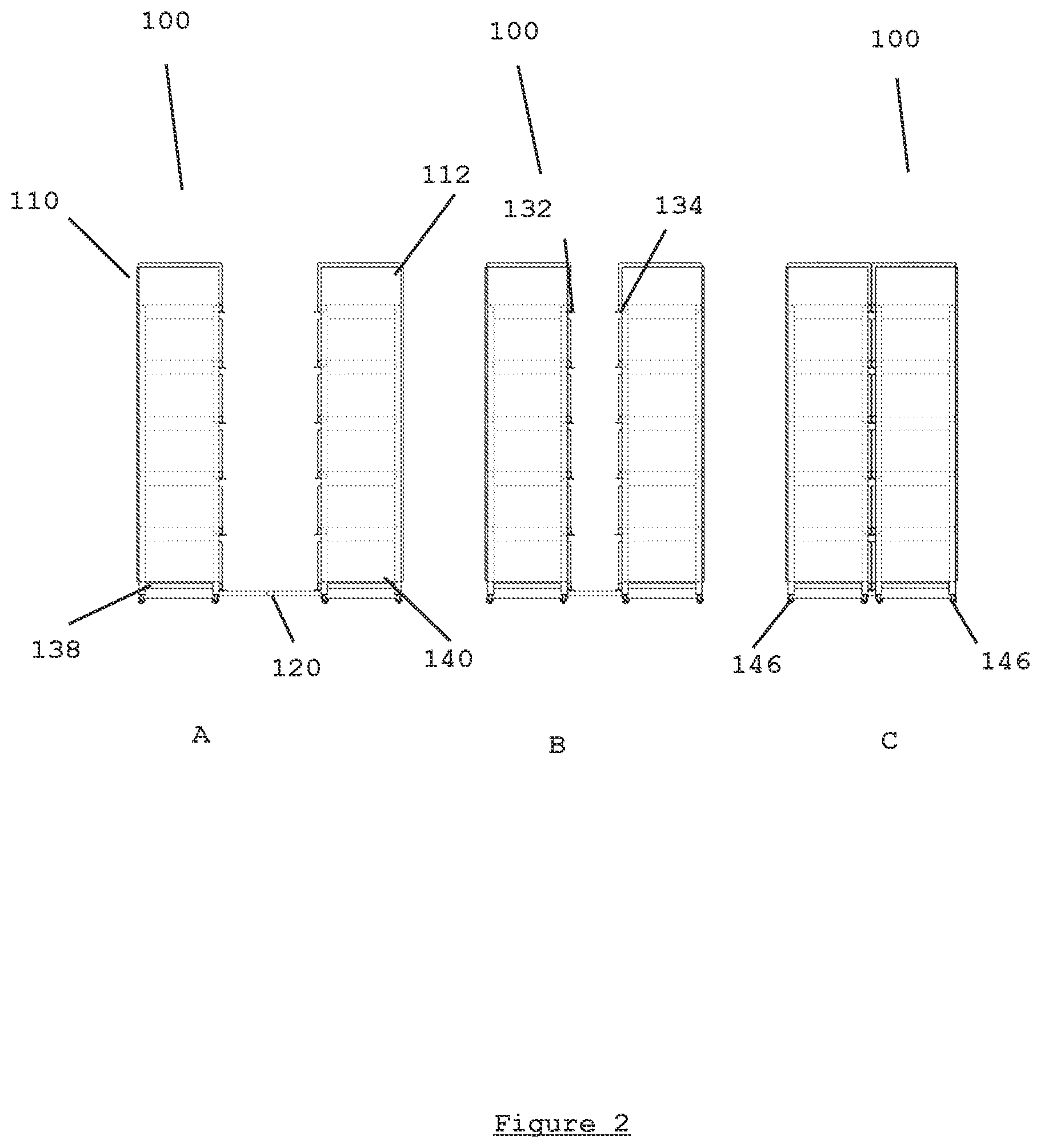 Patent US12134518 Figure 2 – Transport rack cartridge (TRC)