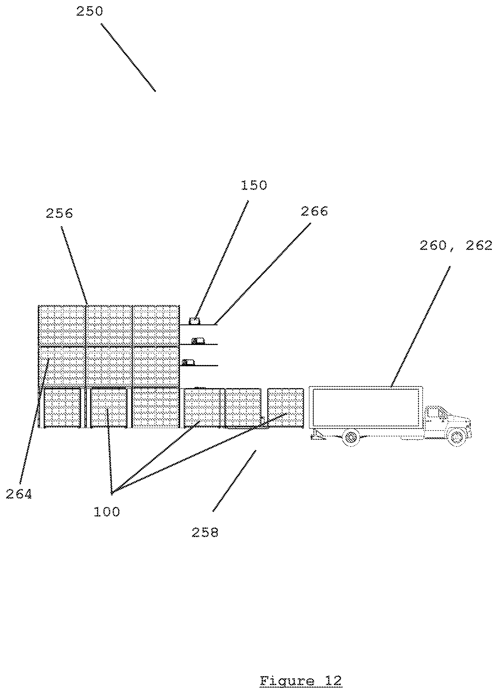 Patent US12134518 Figure 12 – Transport rack cartridge (TRC)