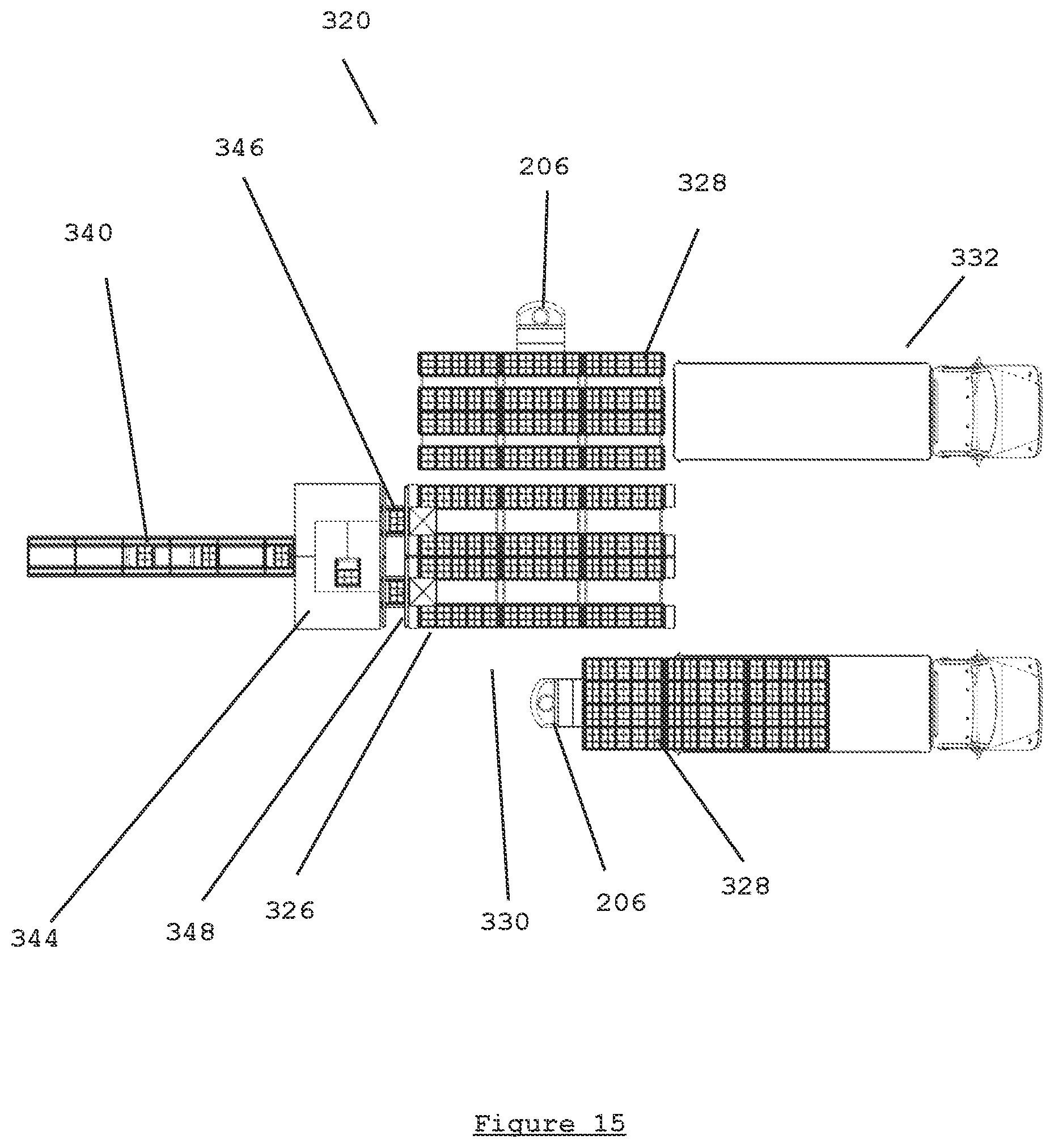 Patent US12134518 Figure 15 – Transport rack cartridge (TRC)