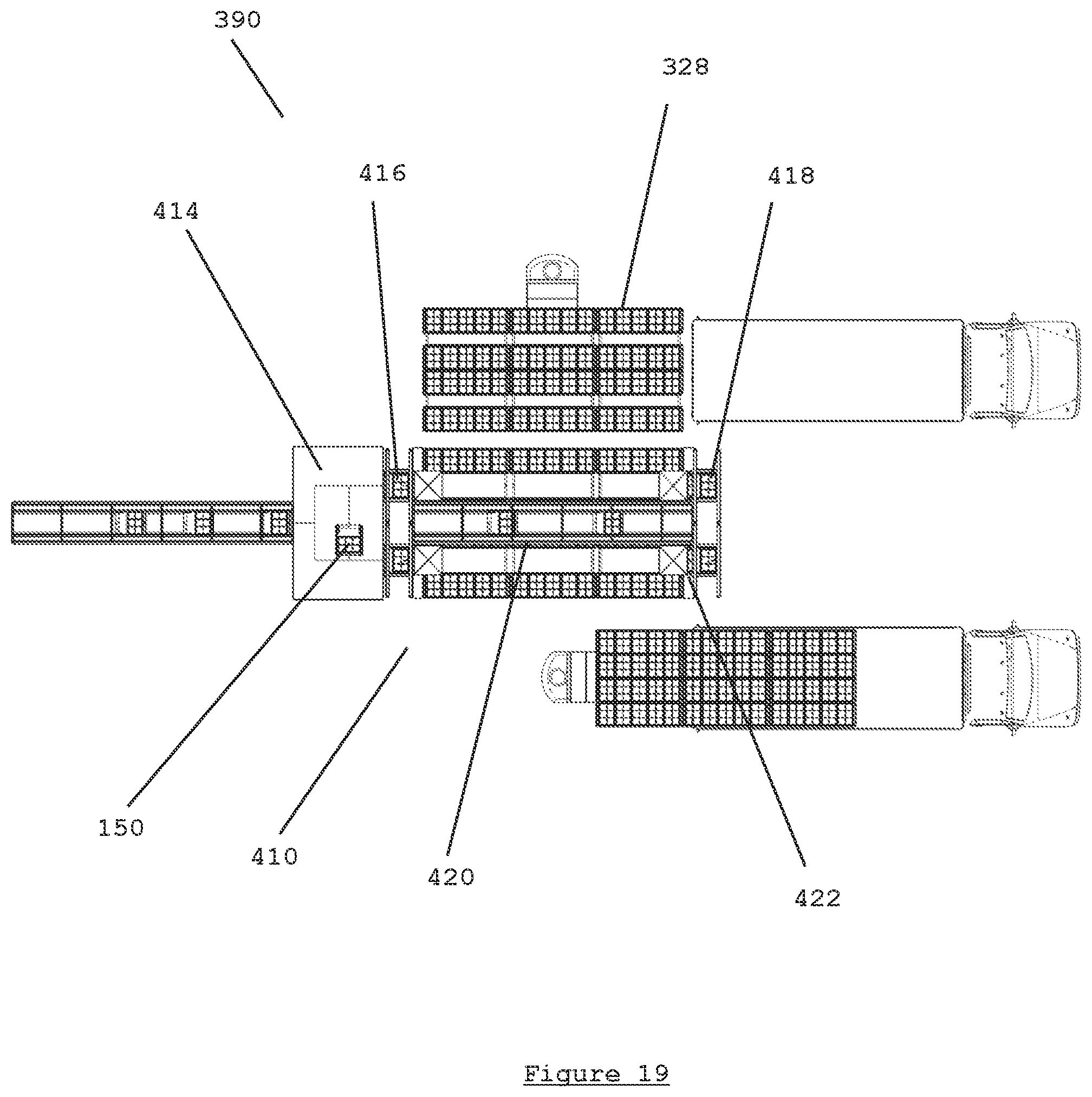 Patent US12134518 Figure 19 – Transport rack cartridge (TRC)