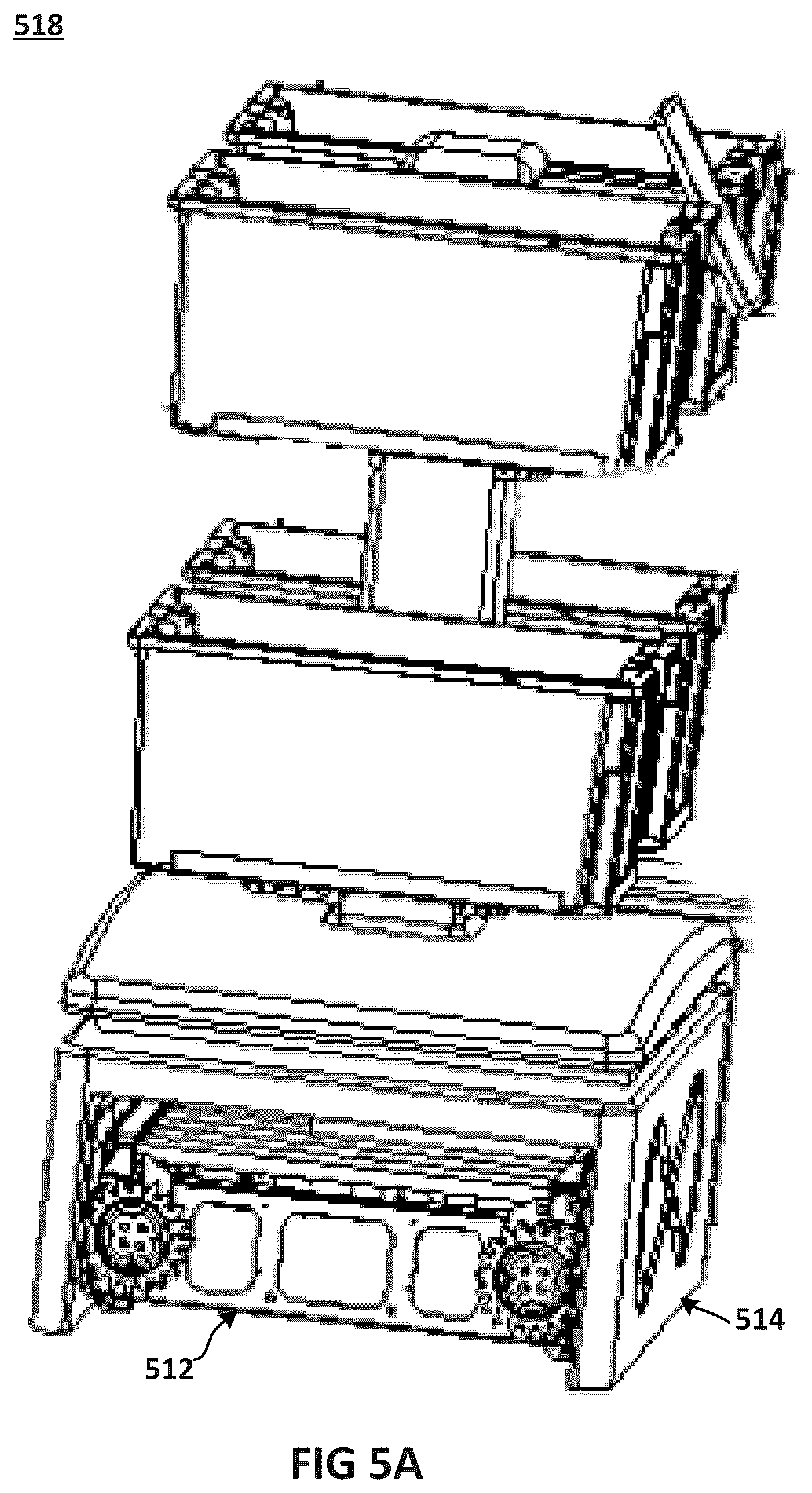 Patent US12134519 Figure 12 – Material handling system using a plurality of vehicles in a plurality of modes of operation