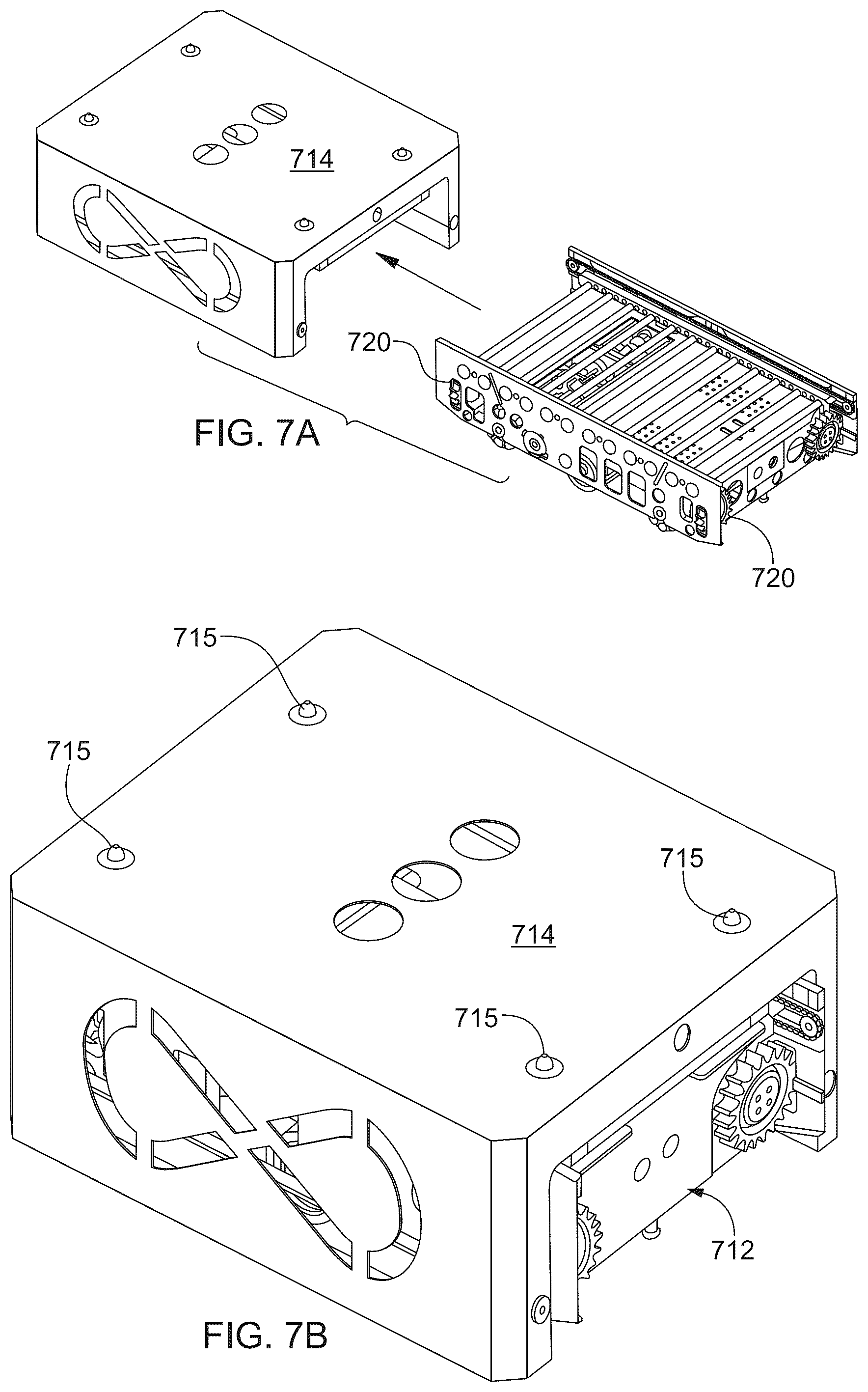 Patent US12134519 Figure 17 – Material handling system using a plurality of vehicles in a plurality of modes of operation