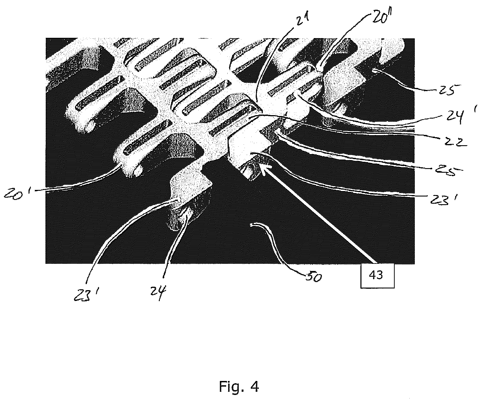 Patent US12134522 Figure 3 – Modular conveyor belt link
