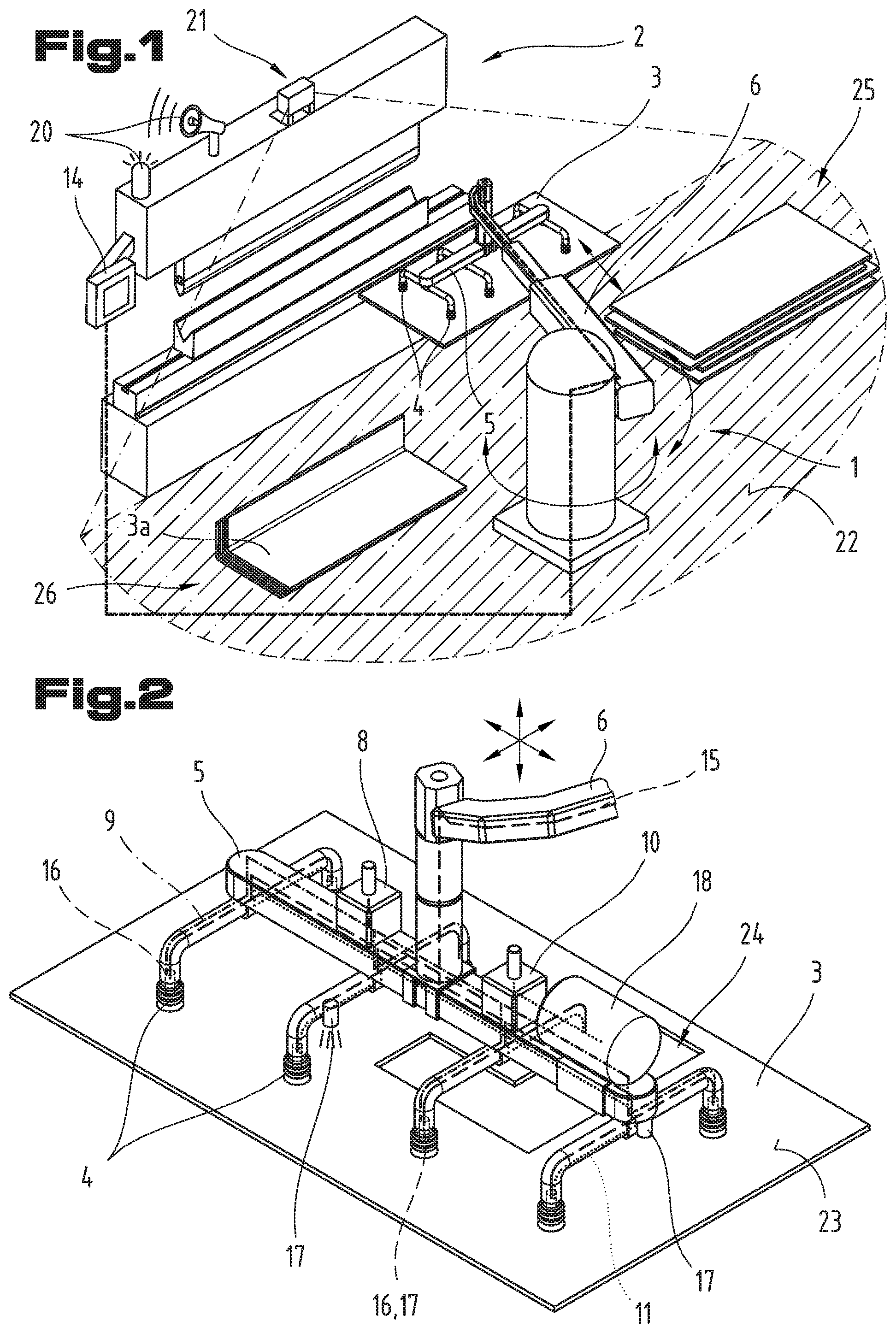 Patent US12134527 Figure 1 – Automated vacuum gripper and method for securely gripping components