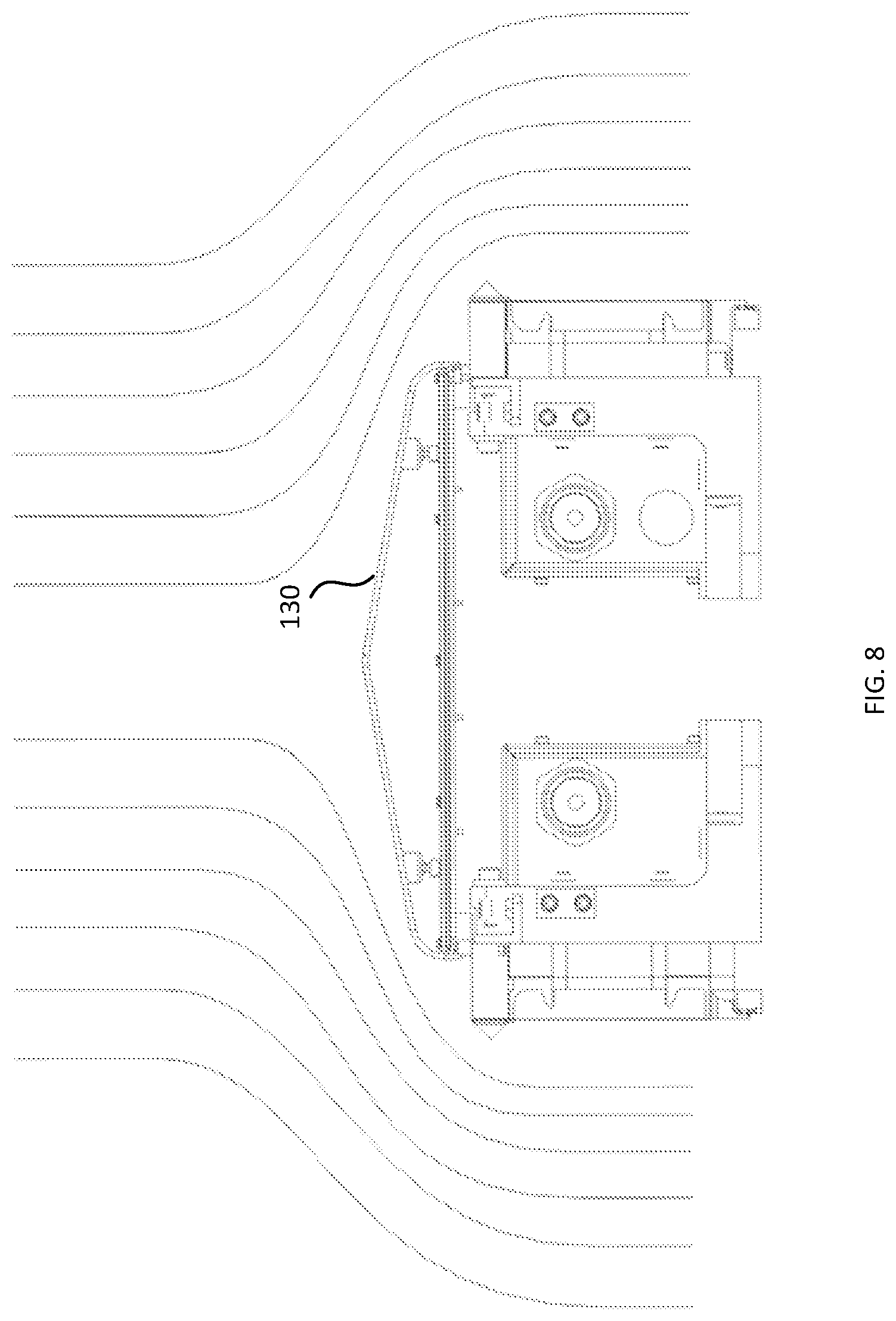 Patent US12134531 Figure 14 – Linear motor conveyor system for clean/aseptic environments