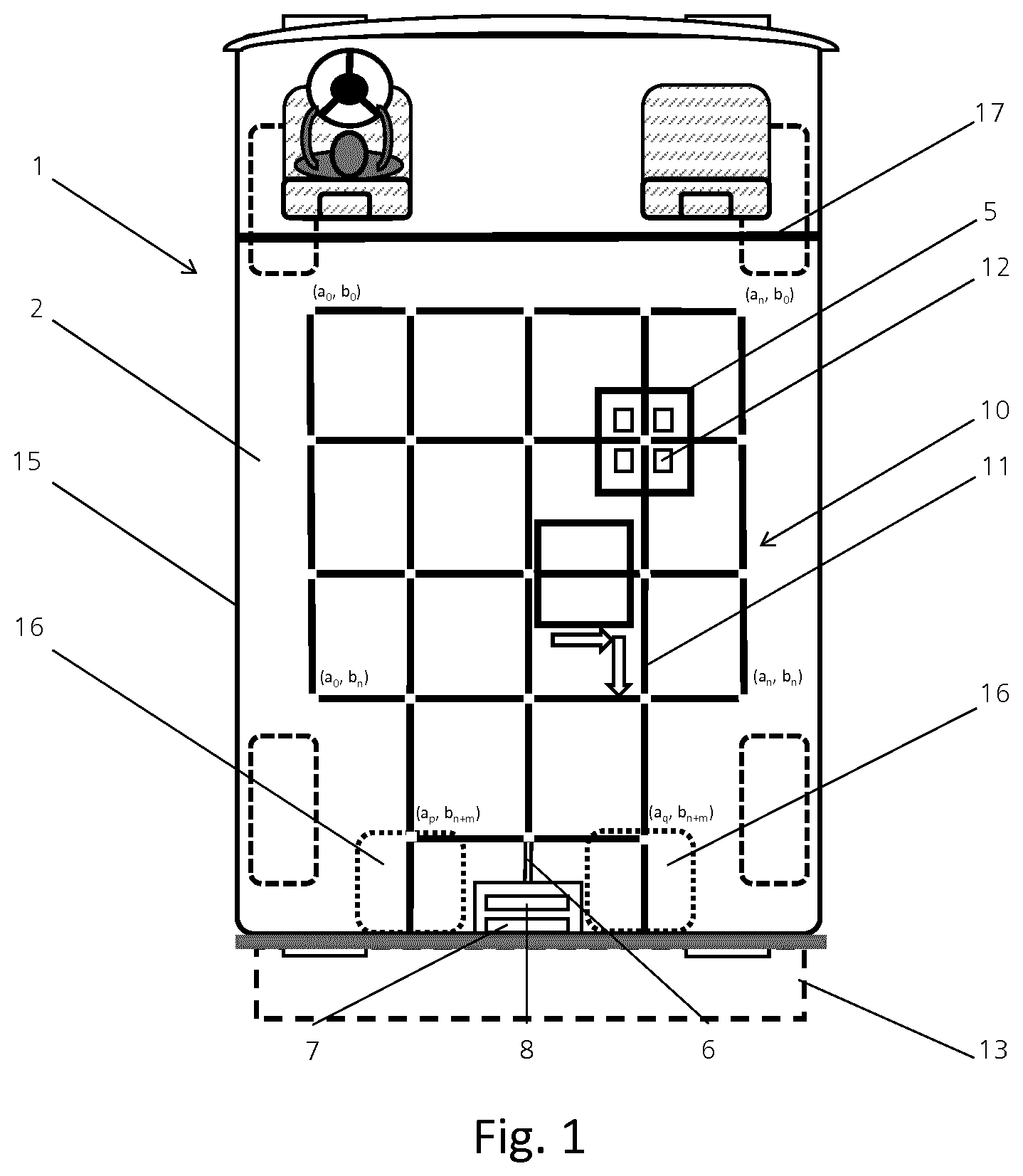 Patent US12134532 Figure 1 – Cargo transport vehicle and cargo logistics system